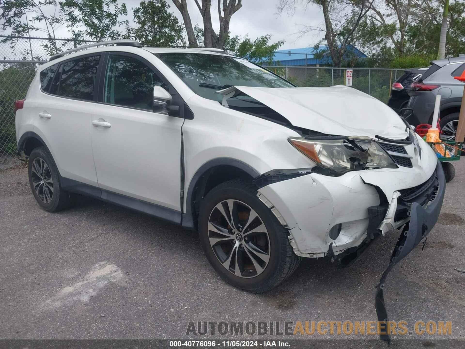 2T3YFREV8FW183923 TOYOTA RAV4 2015