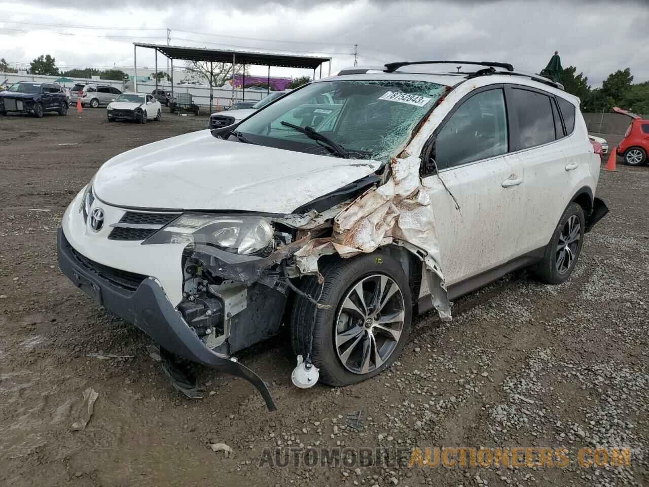 2T3YFREV8FW213387 TOYOTA RAV4 2015