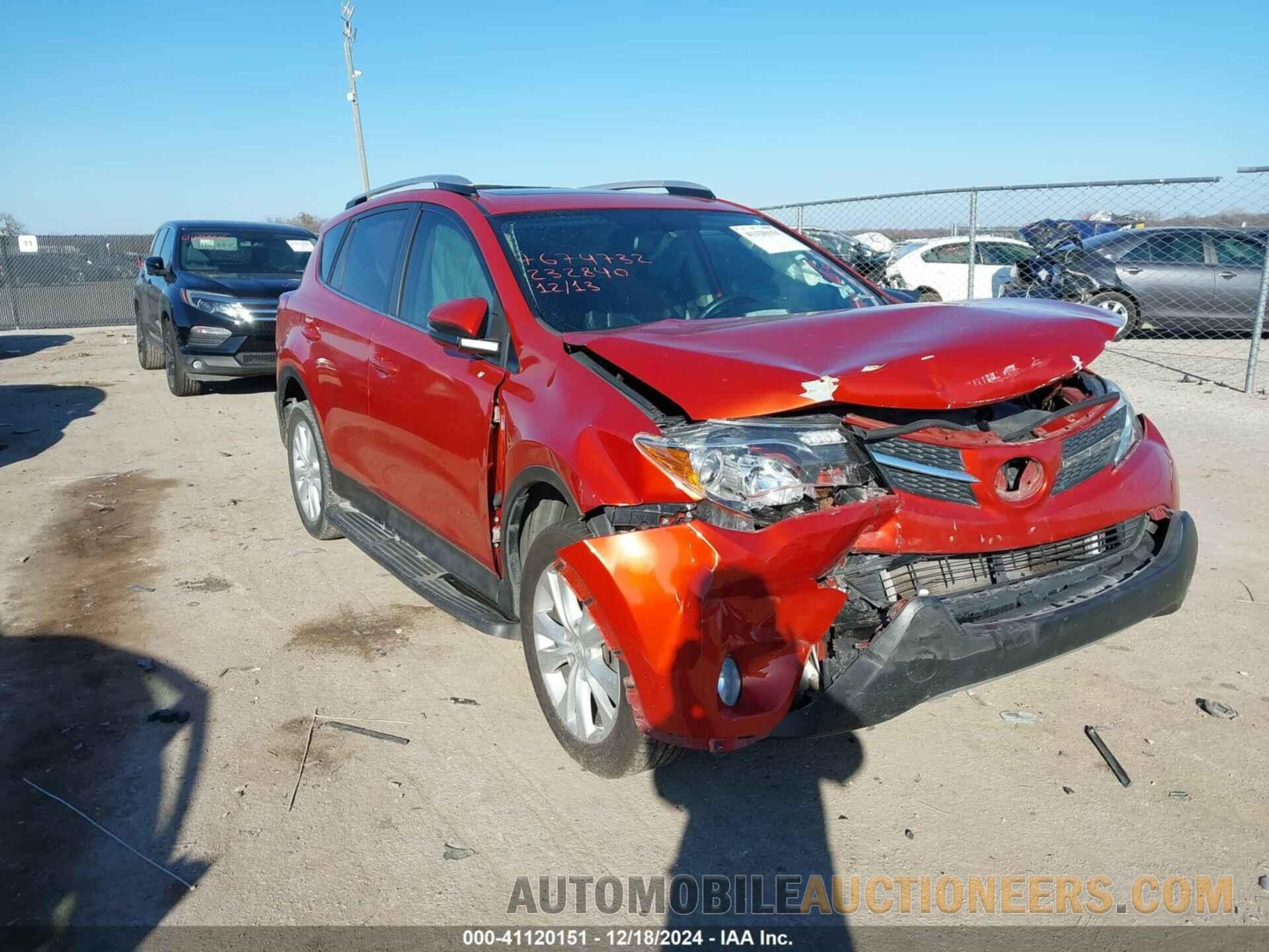 2T3YFREV9FW232840 TOYOTA RAV4 2015