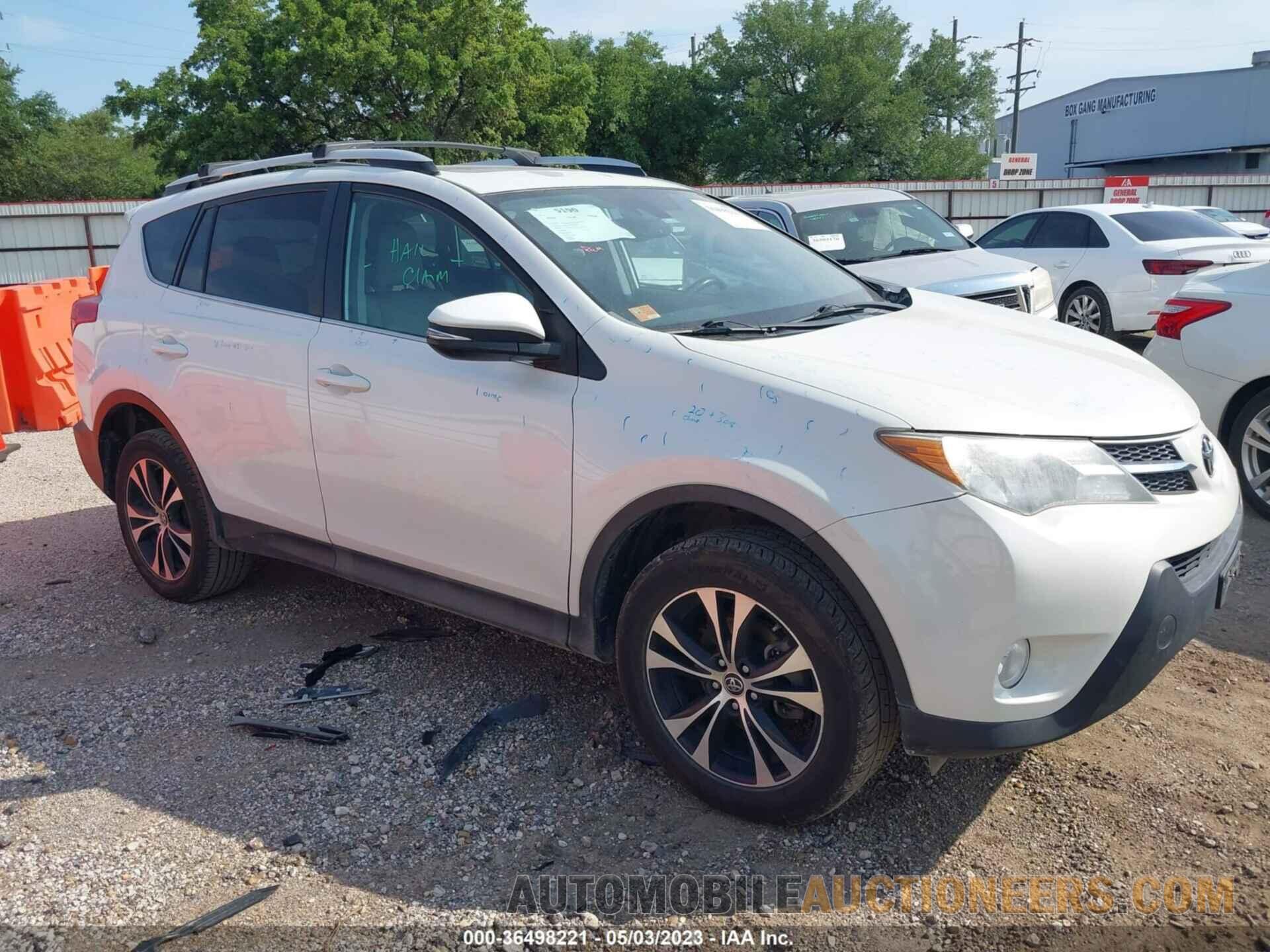 2T3YFREVXFW221491 TOYOTA RAV4 2015