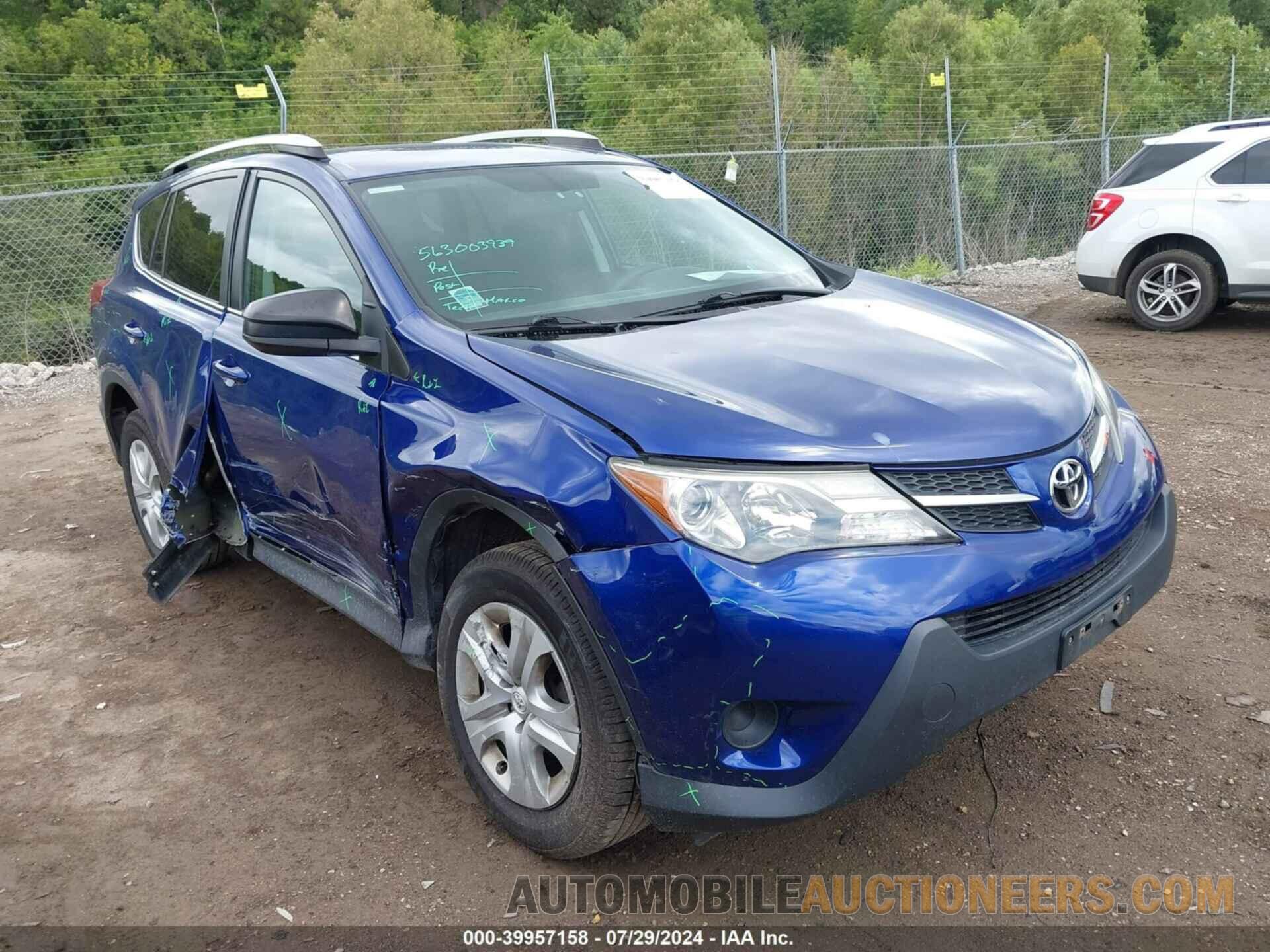 2T3ZFREV2FW226771 TOYOTA RAV4 2015