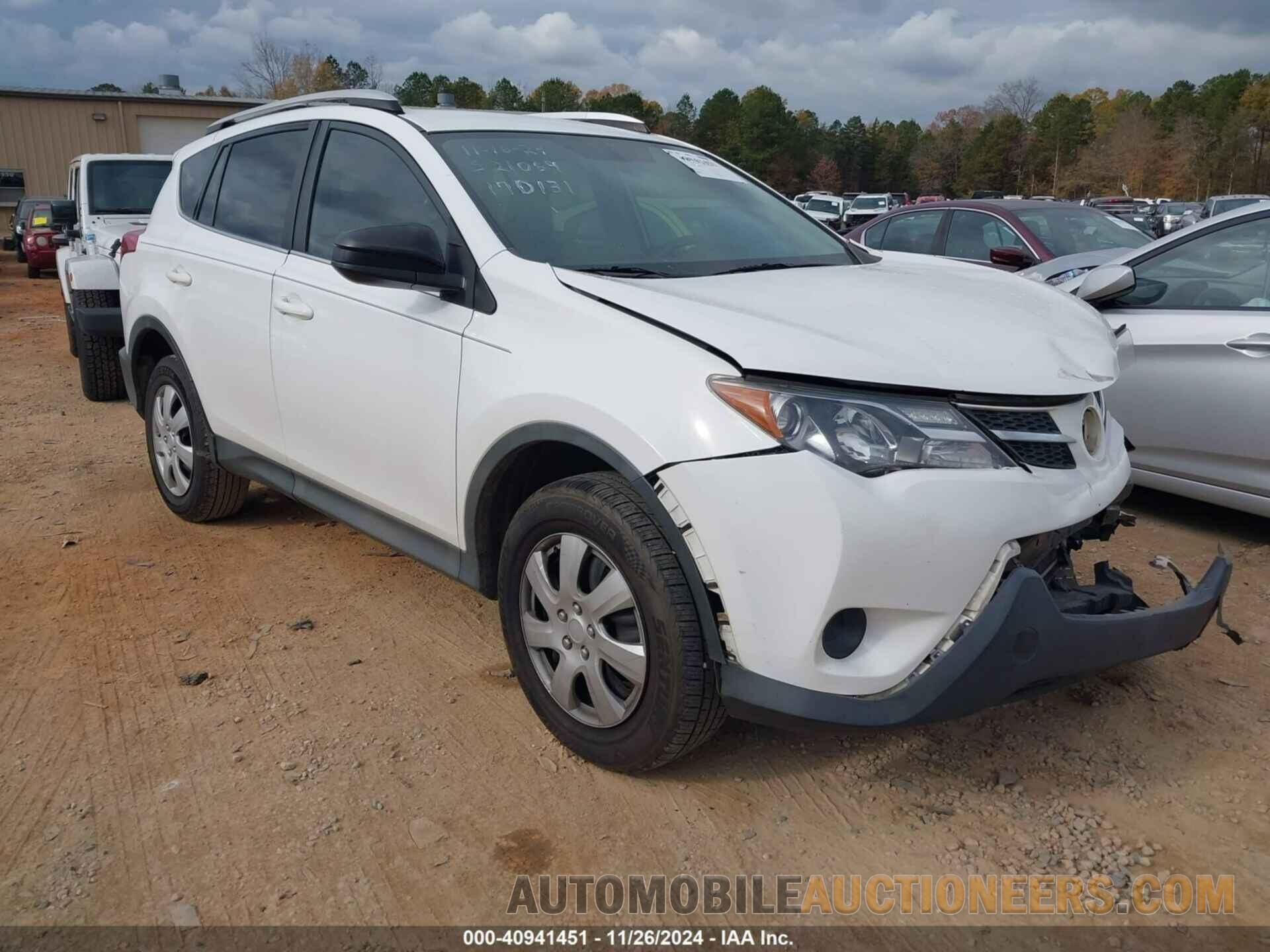 2T3ZFREV3FW170131 TOYOTA RAV4 2015