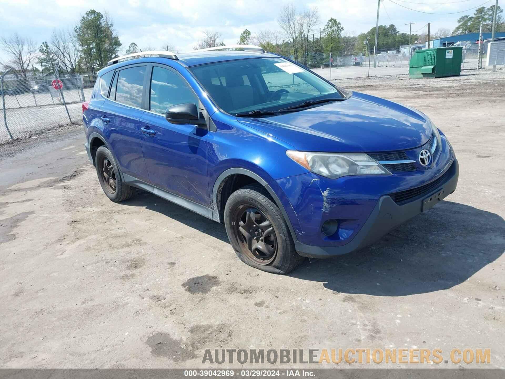 2T3ZFREV3FW226813 TOYOTA RAV4 2015