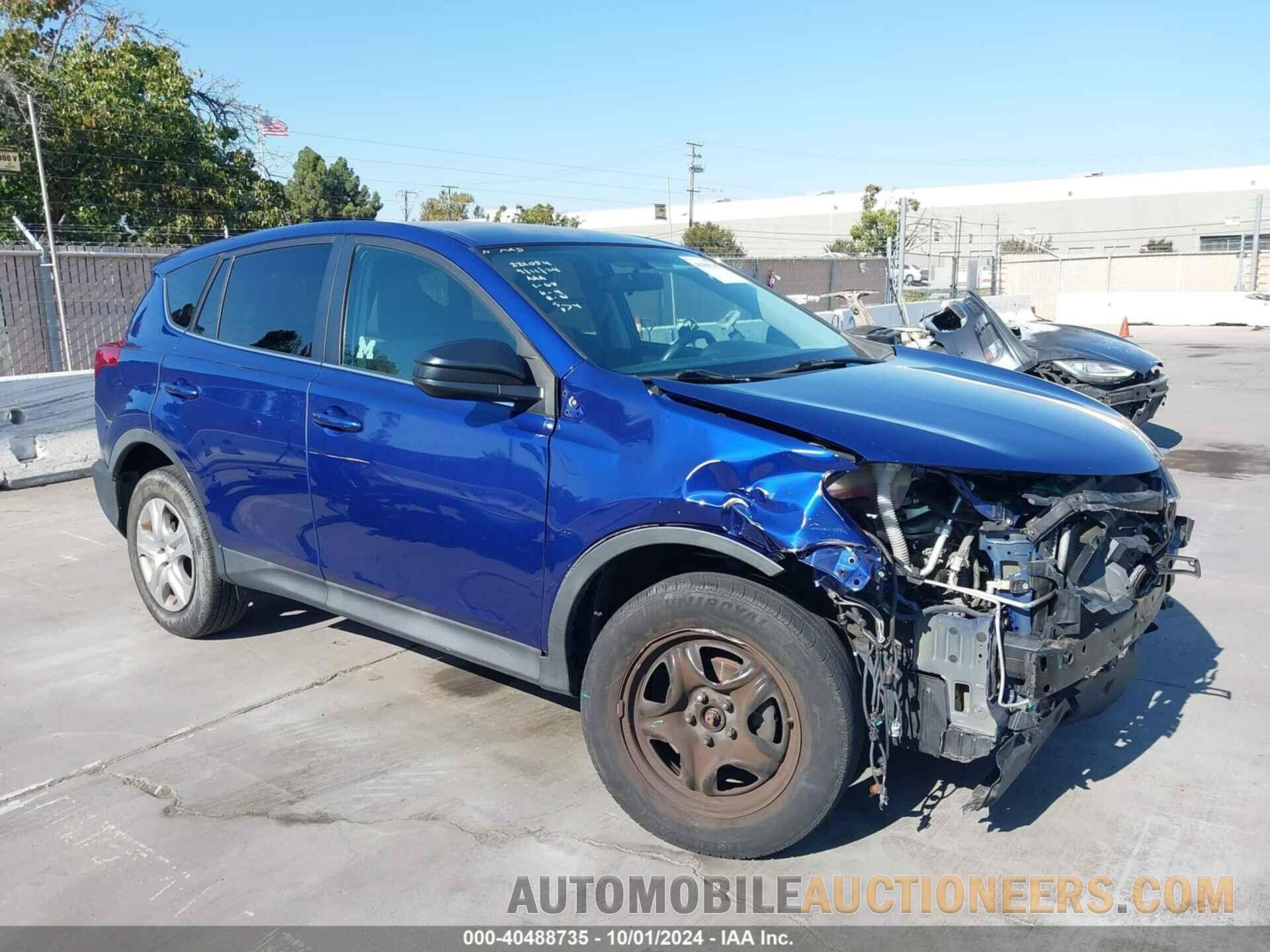 2T3ZFREV5FW225503 TOYOTA RAV4 2015