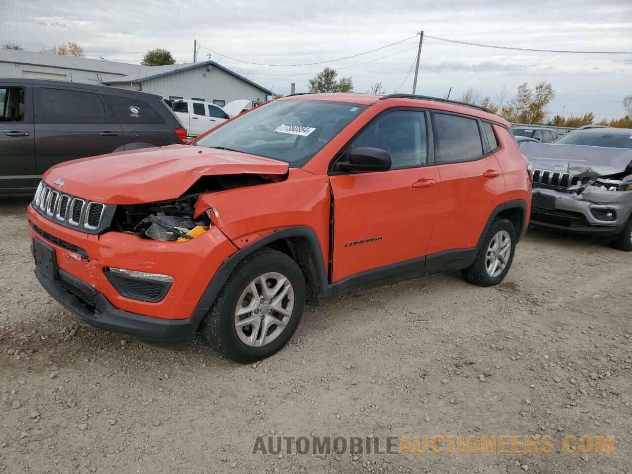 3C4NJCAB8JT233133 JEEP COMPASS 2018