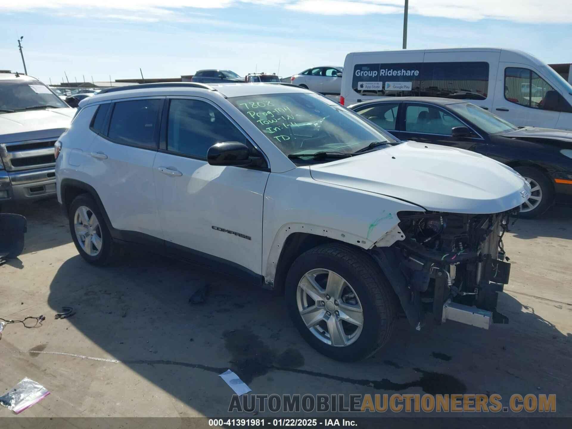 3C4NJCBB8NT137684 JEEP COMPASS 2022