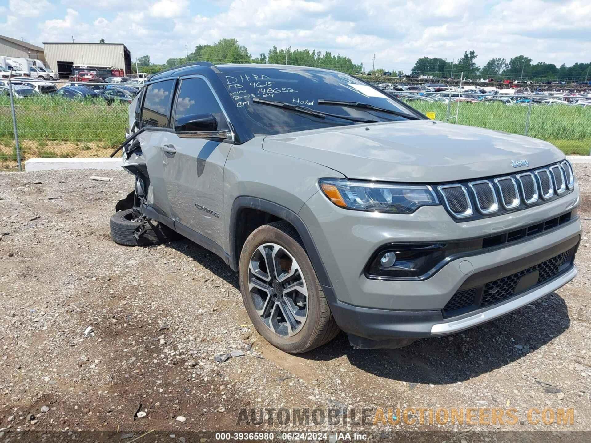 3C4NJDCB0NT148652 JEEP COMPASS 2022