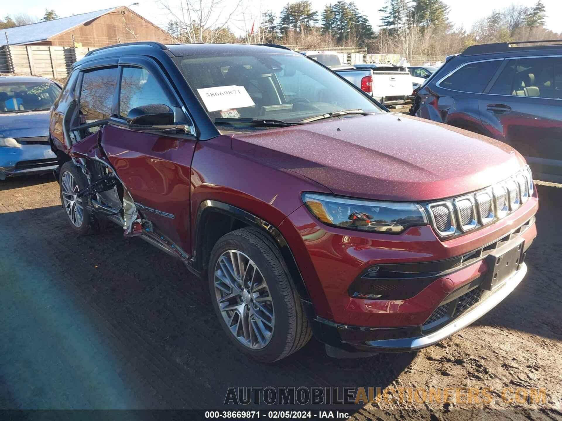 3C4NJDCB3NT122143 JEEP COMPASS 2022