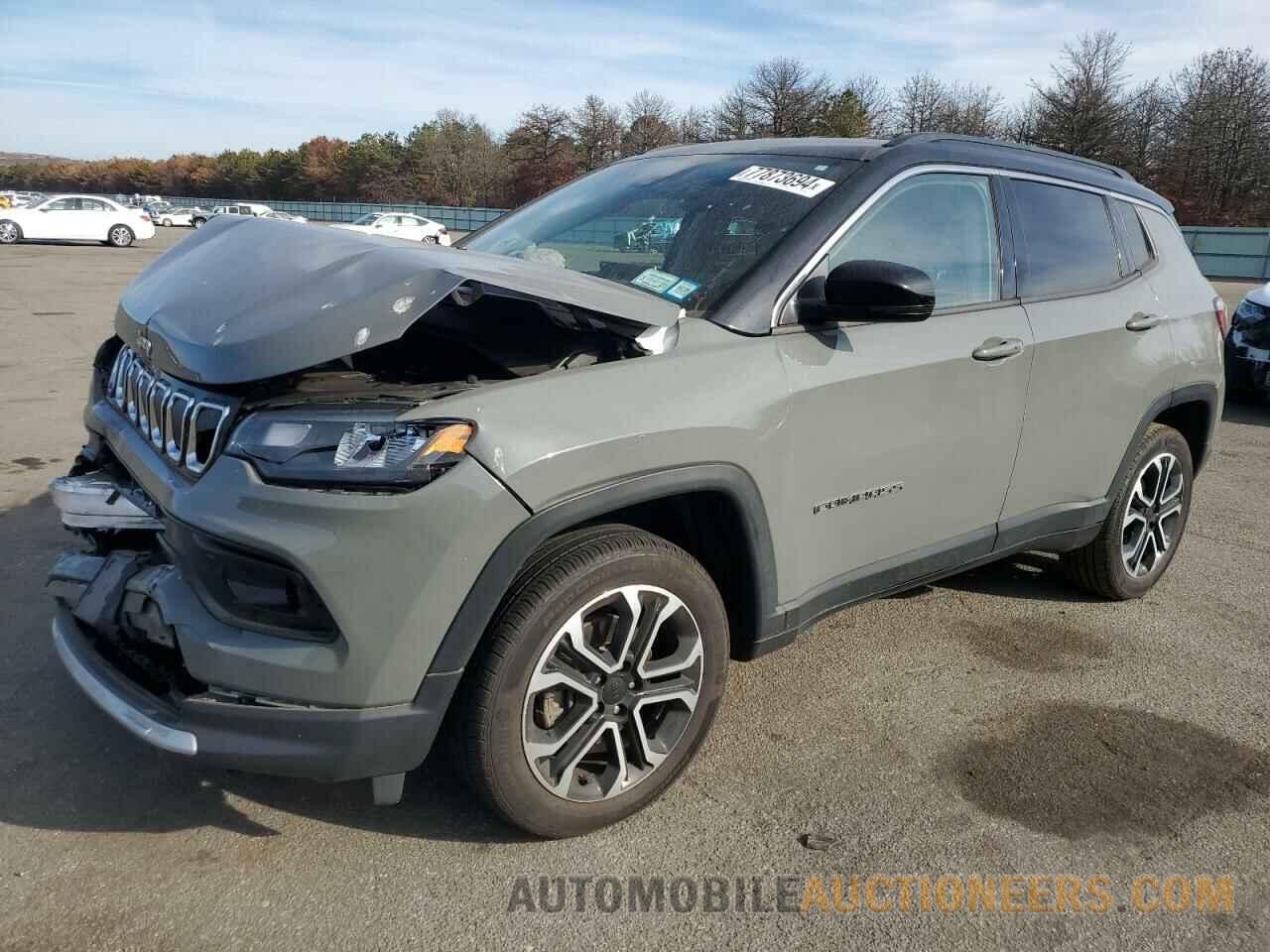 3C4NJDCB7NT222312 JEEP COMPASS 2022