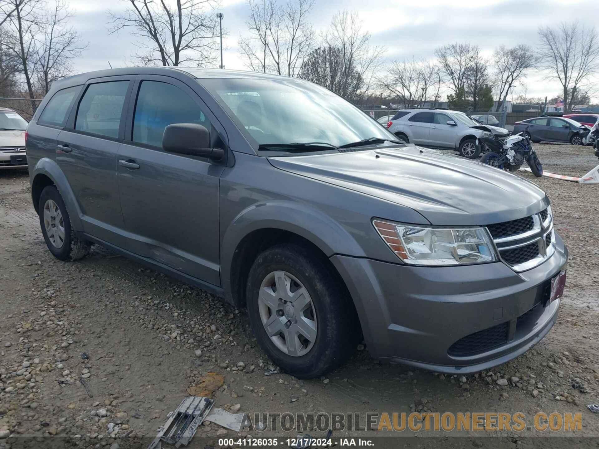 3C4PDCAB1CT204138 DODGE JOURNEY 2012