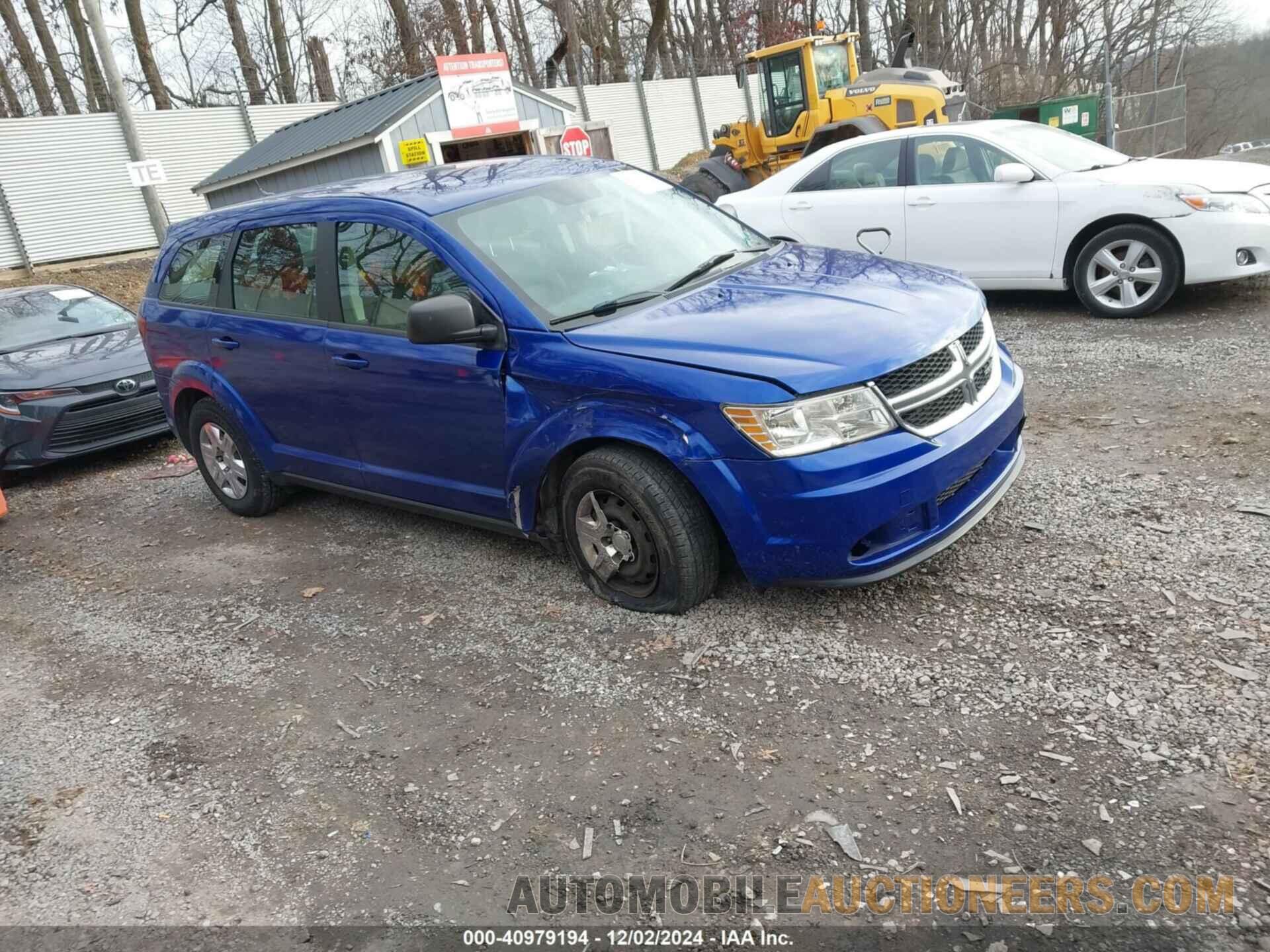 3C4PDCAB2CT366876 DODGE JOURNEY 2012