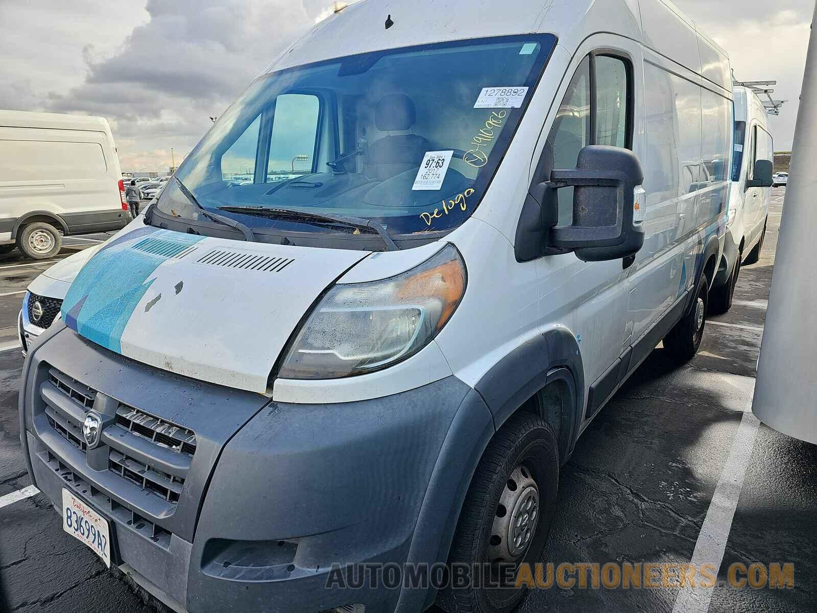 3C6TRVBG3HE502974 Ram ProMaster 2017