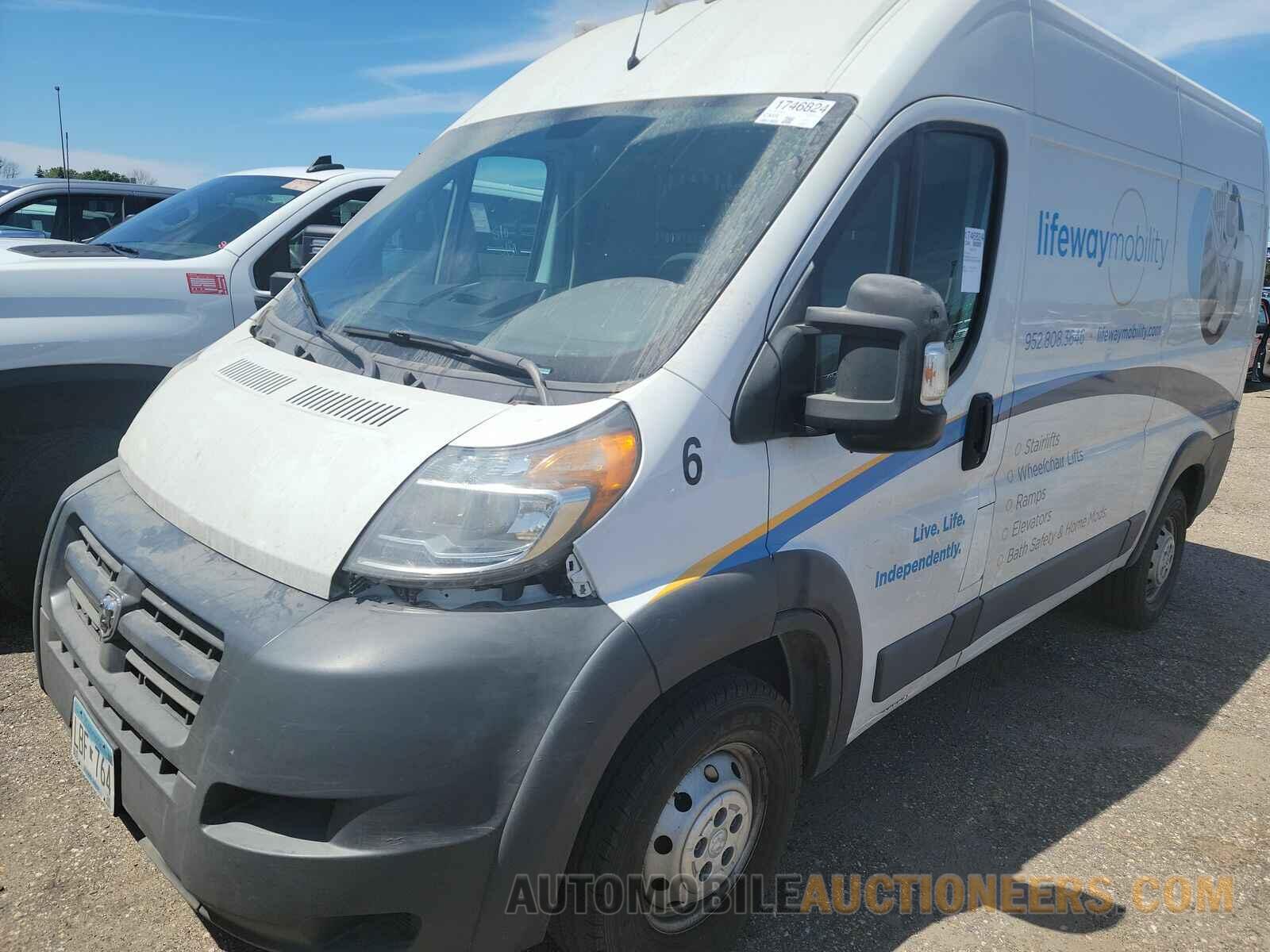 3C6TRVCG8GE109002 Ram ProMaster 2016