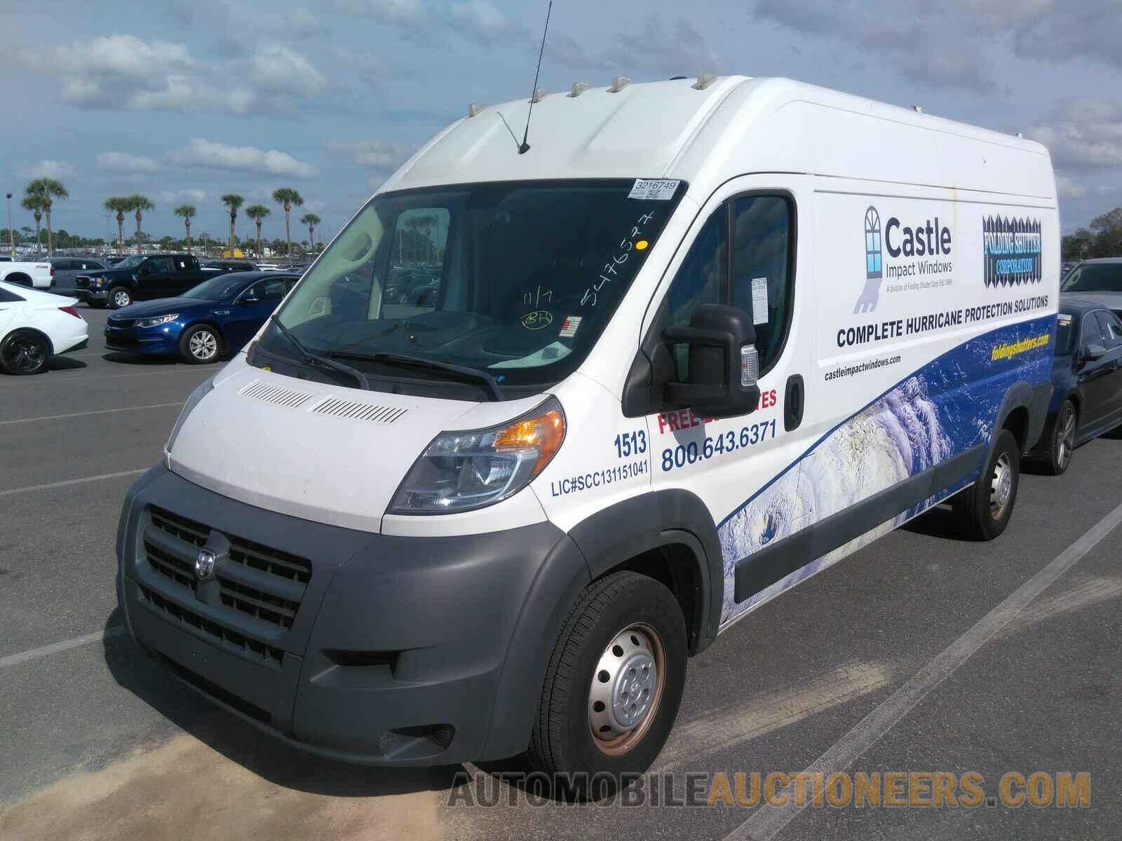 3C6TRVDG8JE124914 Ram ProMaster Cargo Van 2018