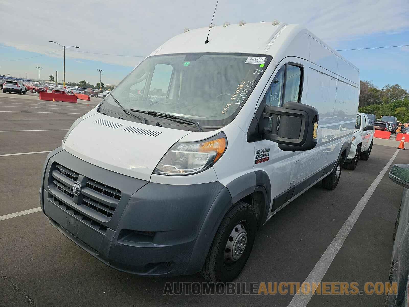 3C6TRVDG9JE107006 Ram ProMaster 2018