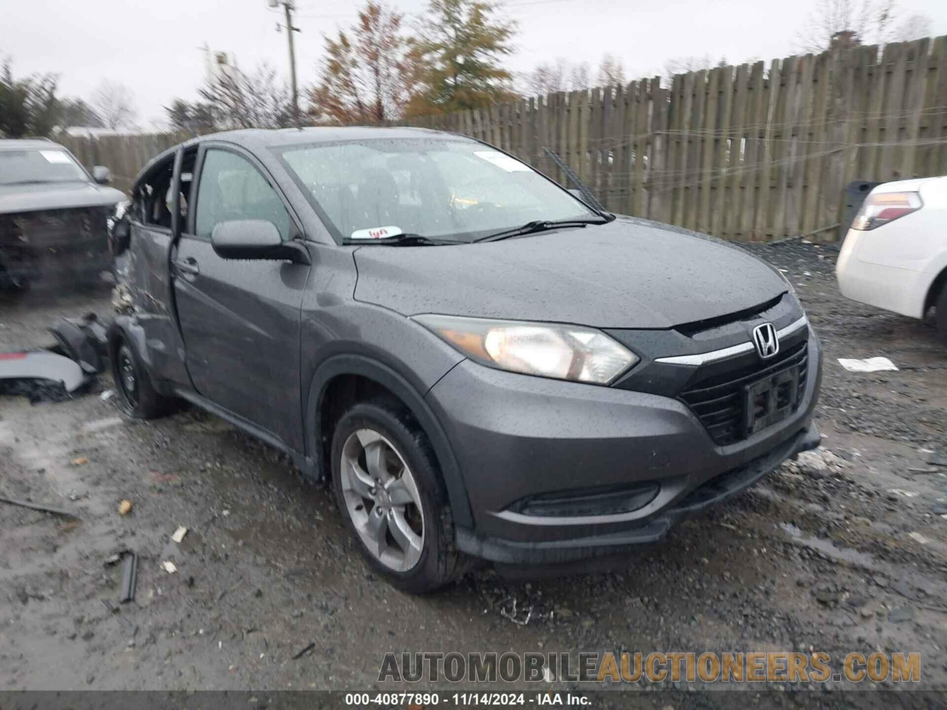 3CZRU6H38GM759672 HONDA HR-V 2016