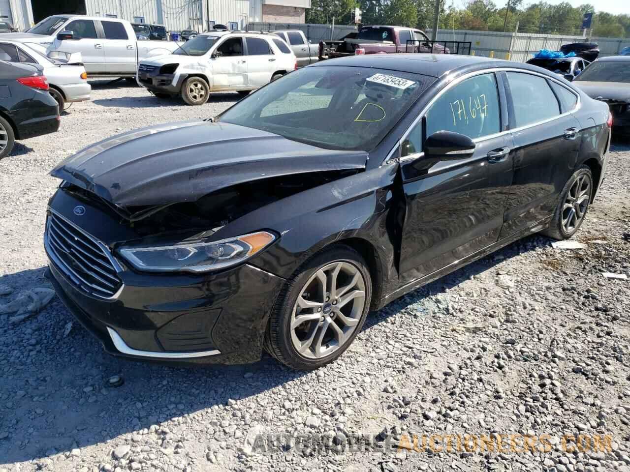 3FA6P0CD5KR233661 FORD FUSION 2019