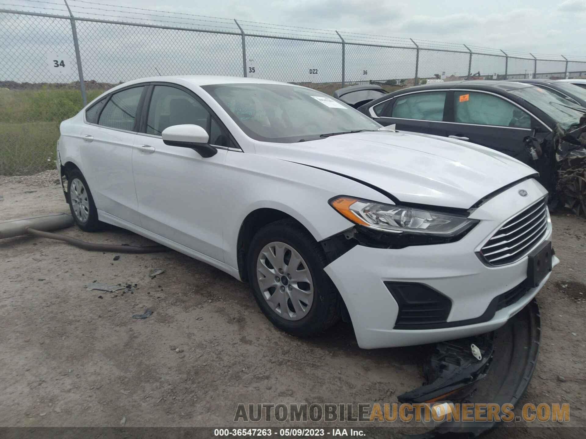 3FA6P0G74KR169598 FORD FUSION 2019