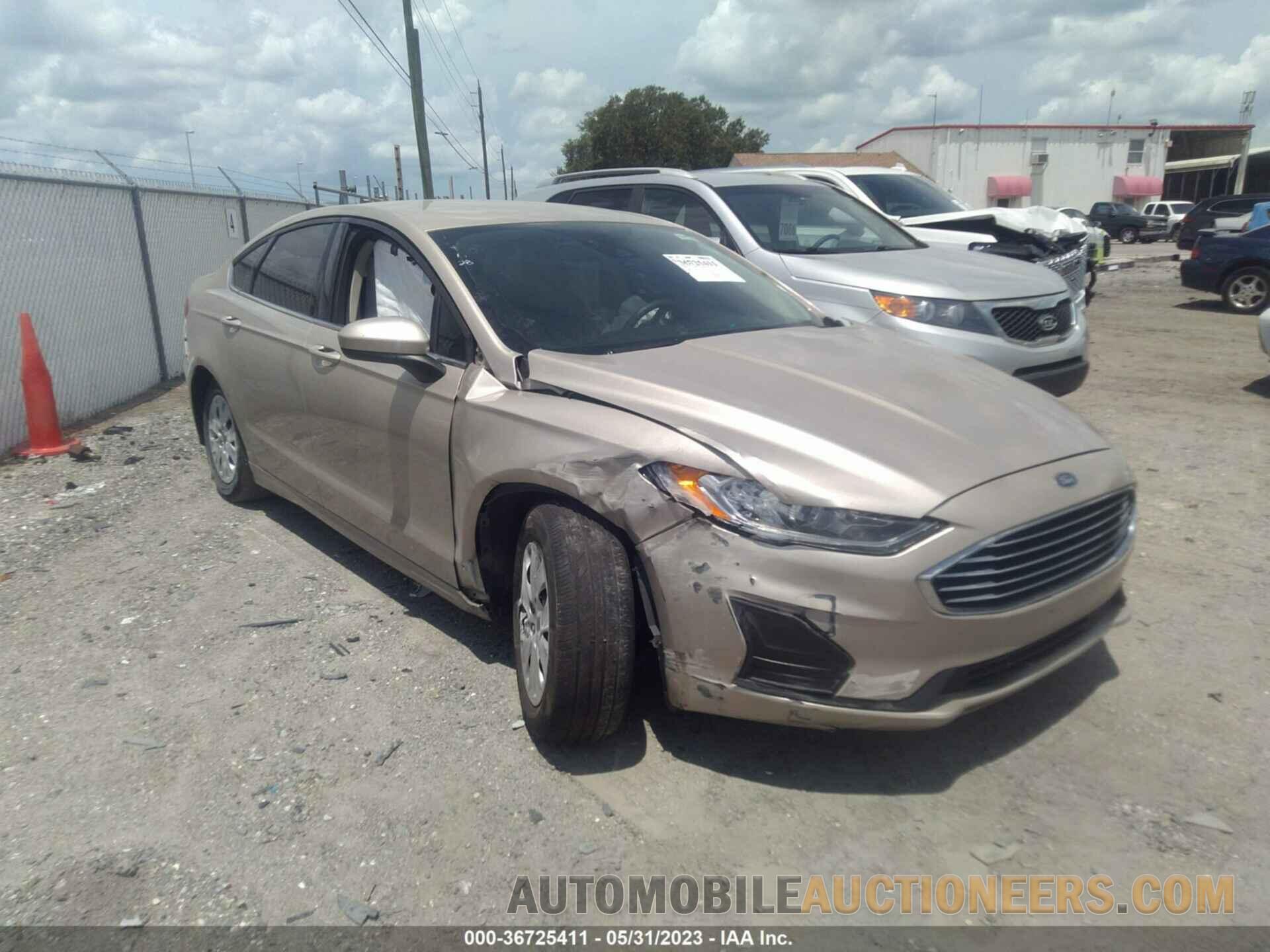 3FA6P0G78KR280834 FORD FUSION 2019