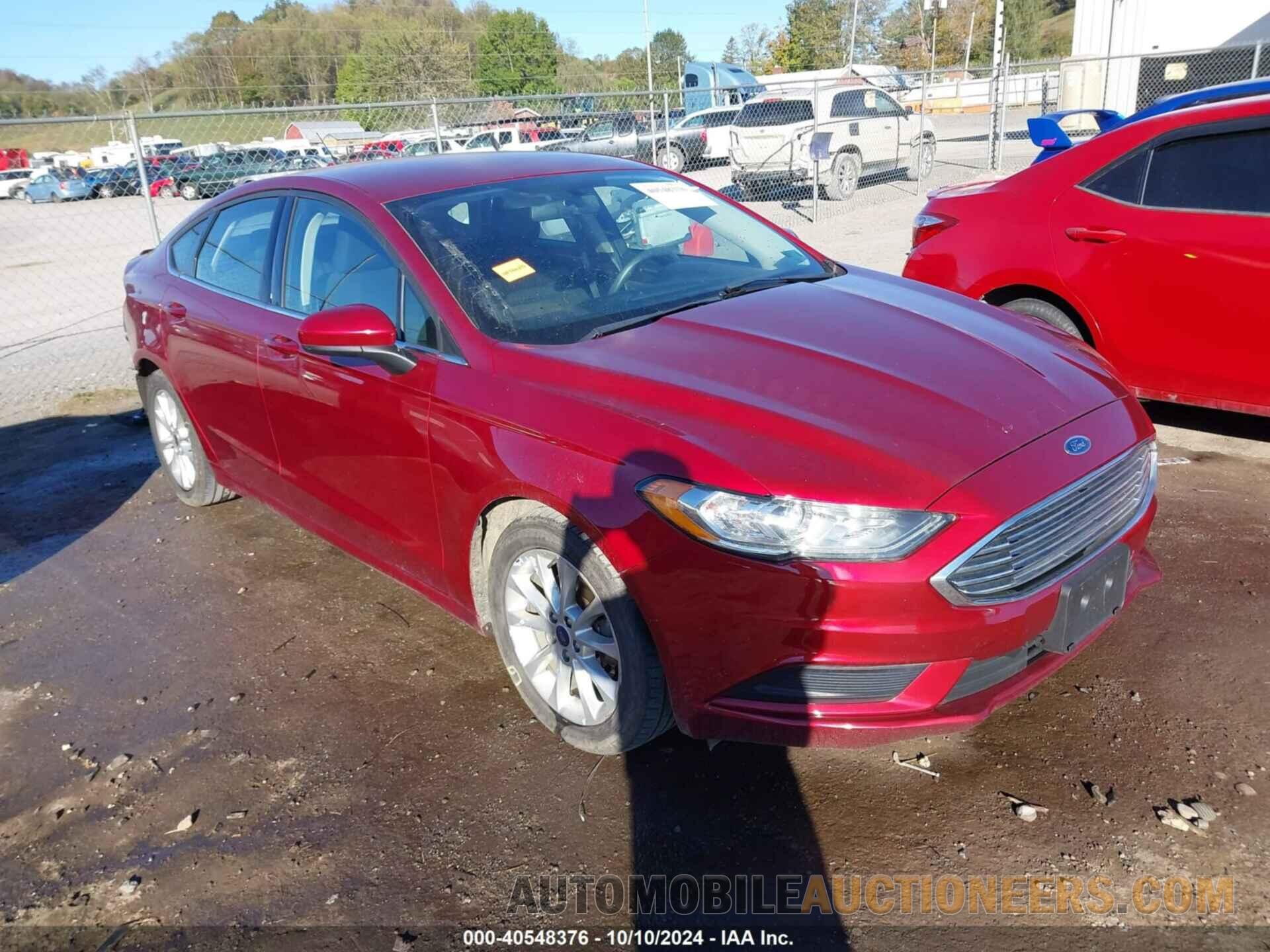 3FA6P0H72HR410209 FORD FUSION 2017