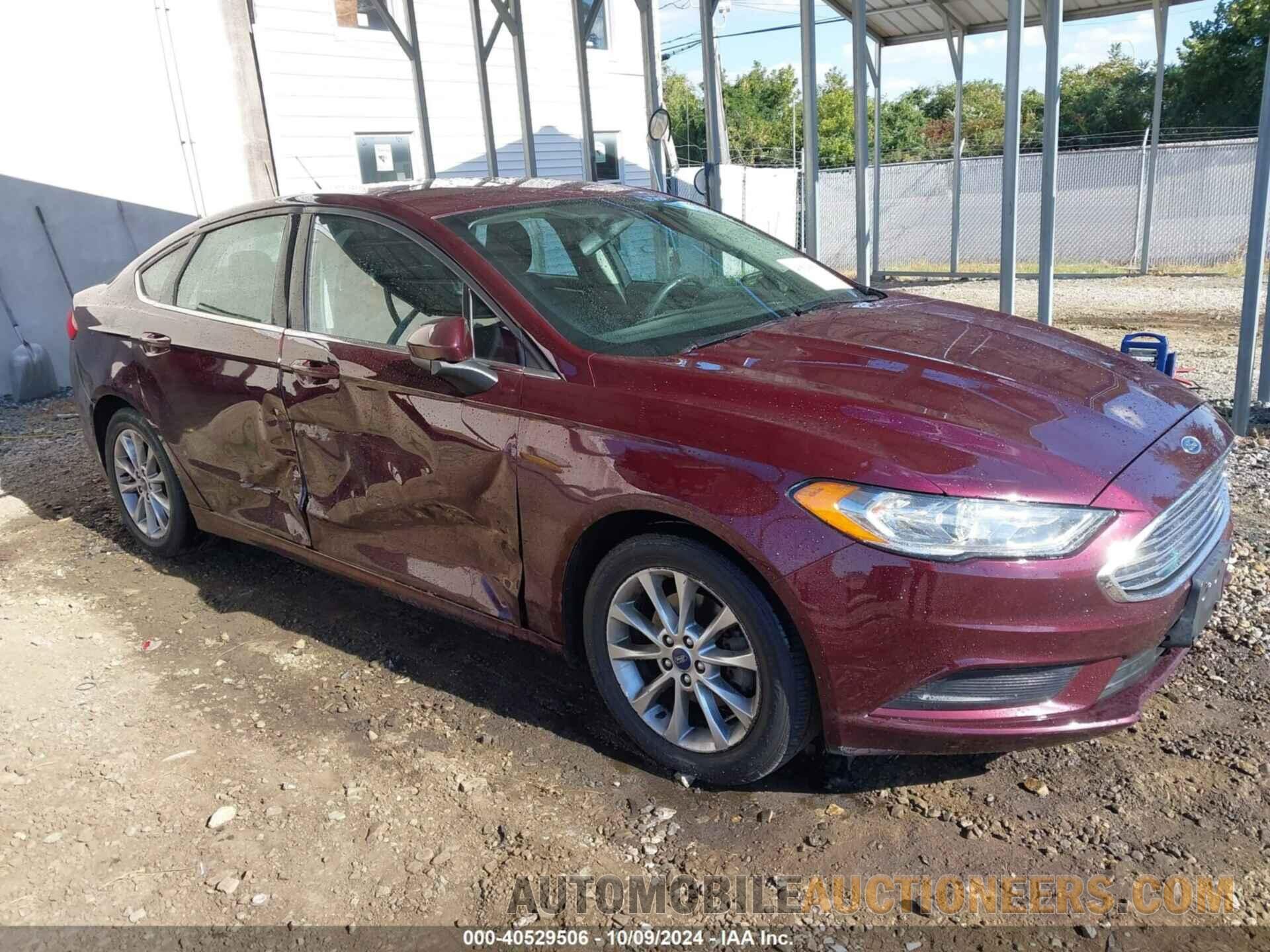 3FA6P0H75HR169567 FORD FUSION 2017