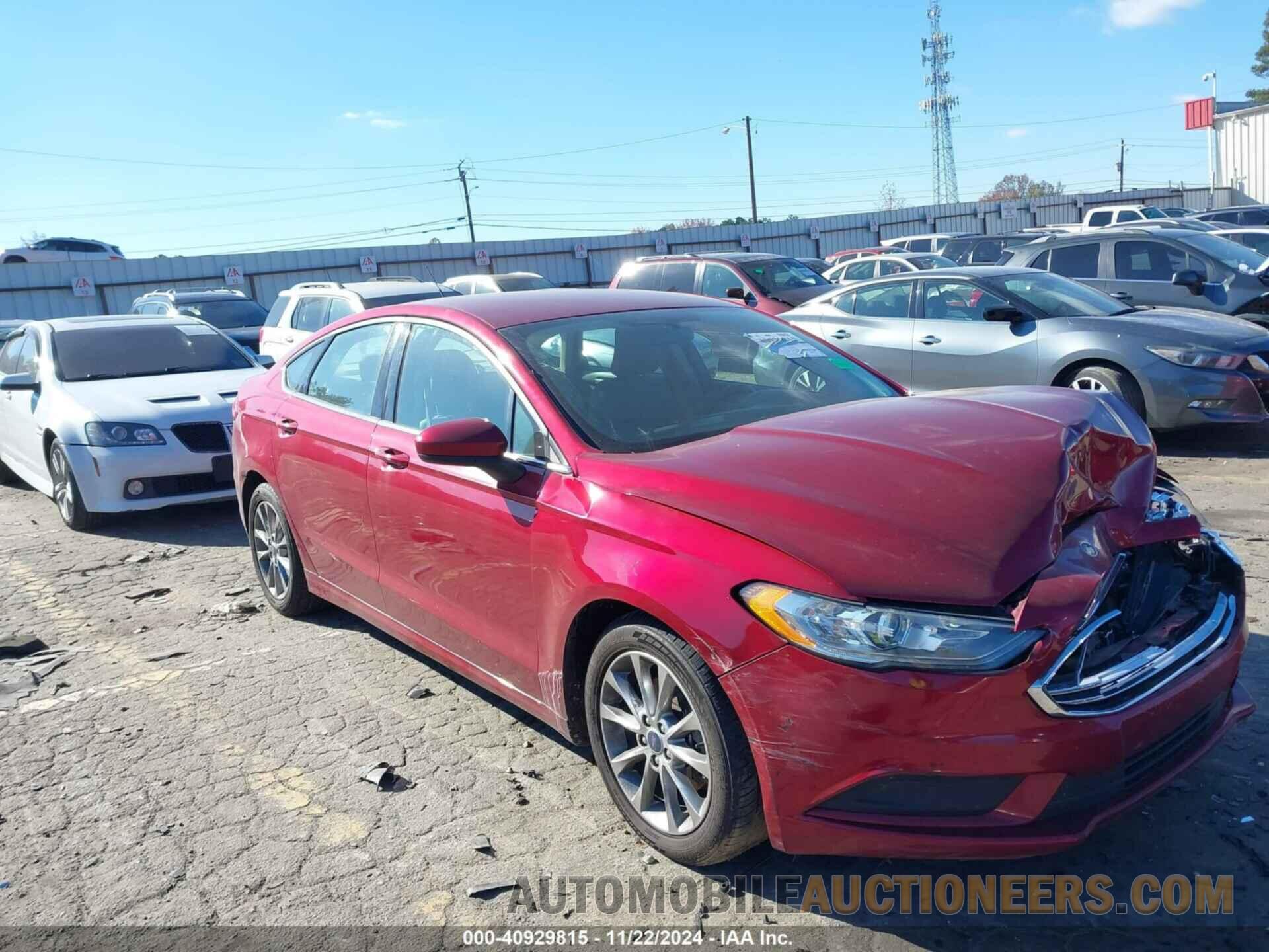 3FA6P0H75HR193206 FORD FUSION 2017