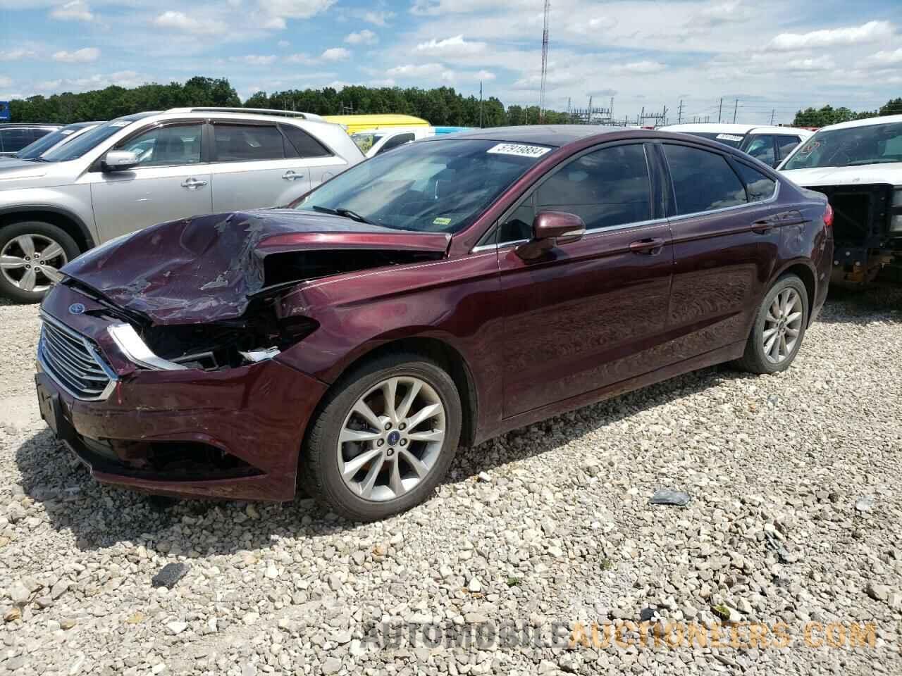 3FA6P0H76HR156455 FORD FUSION 2017