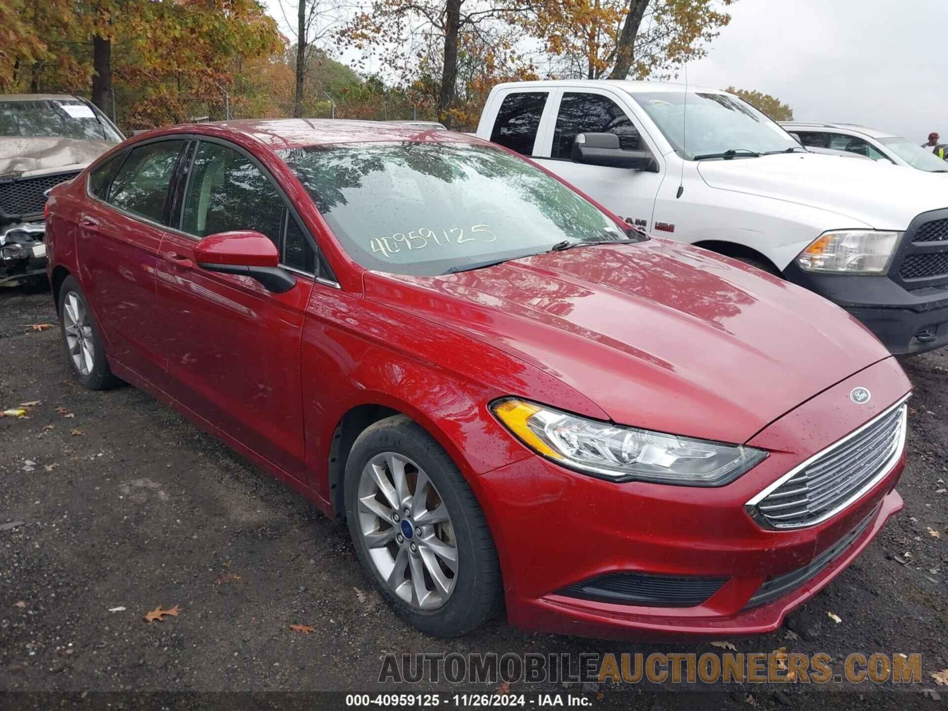 3FA6P0HD2HR121692 FORD FUSION 2017