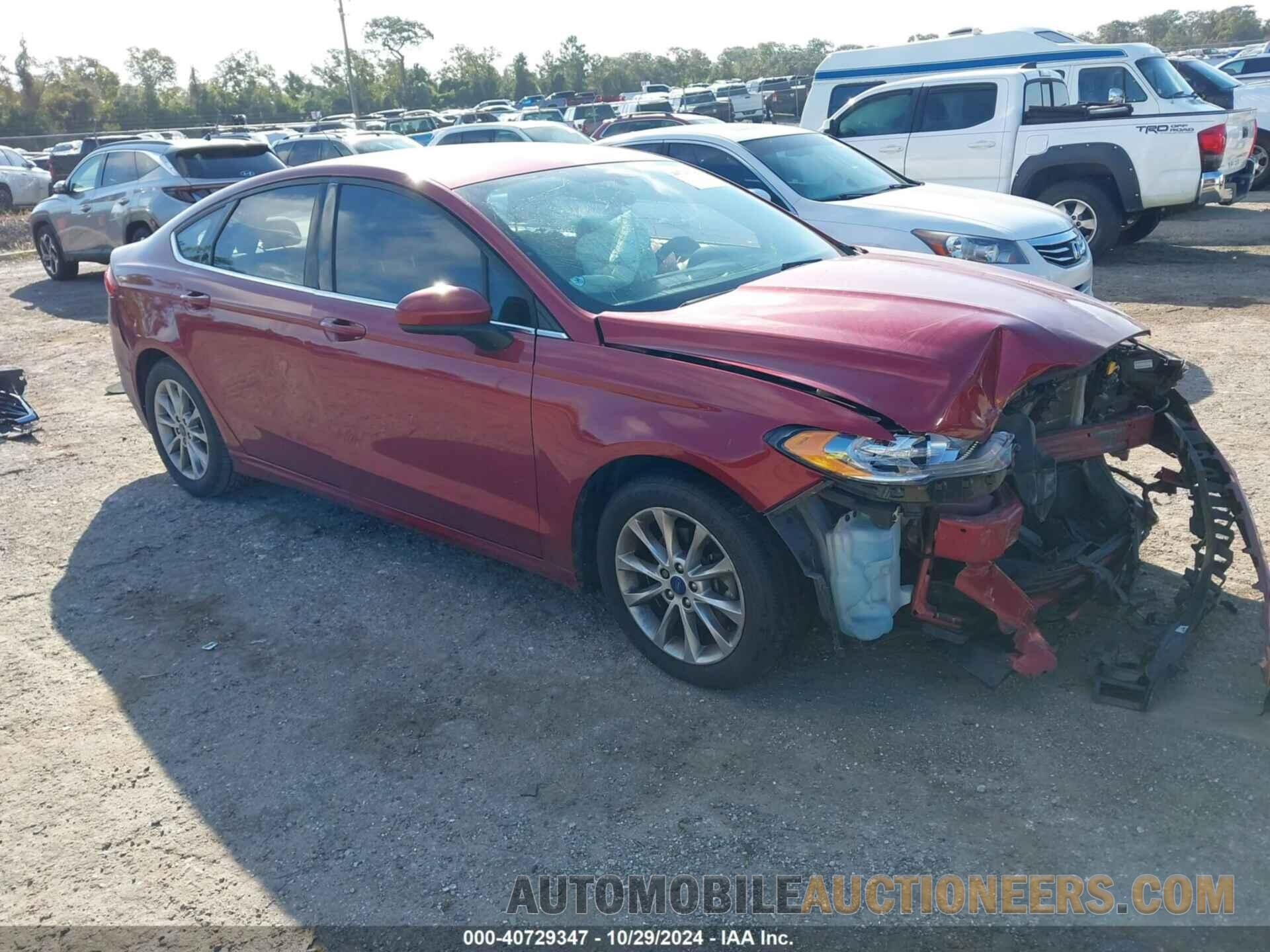 3FA6P0HD2HR332956 FORD FUSION 2017