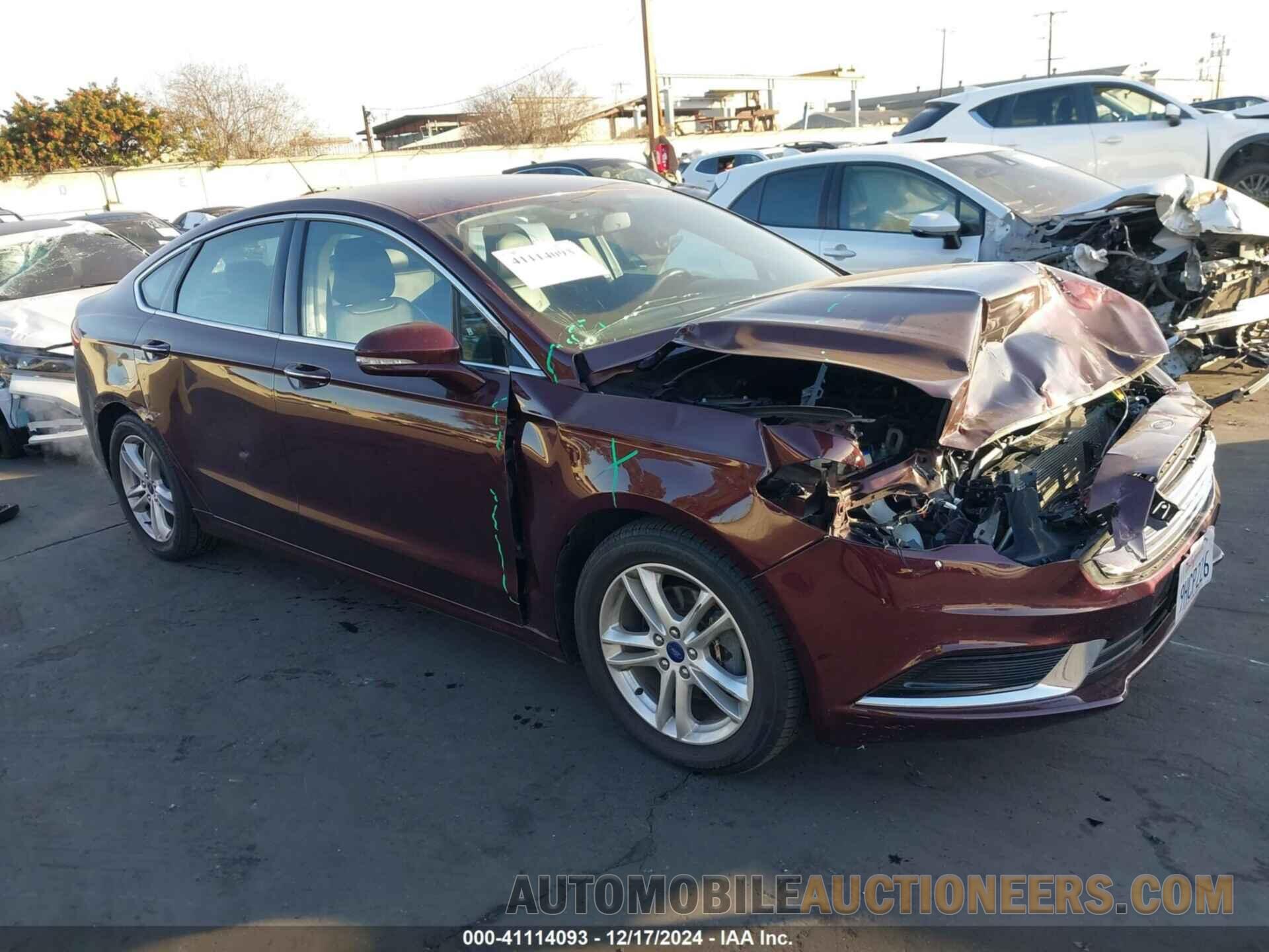 3FA6P0HD6JR166334 FORD FUSION 2018