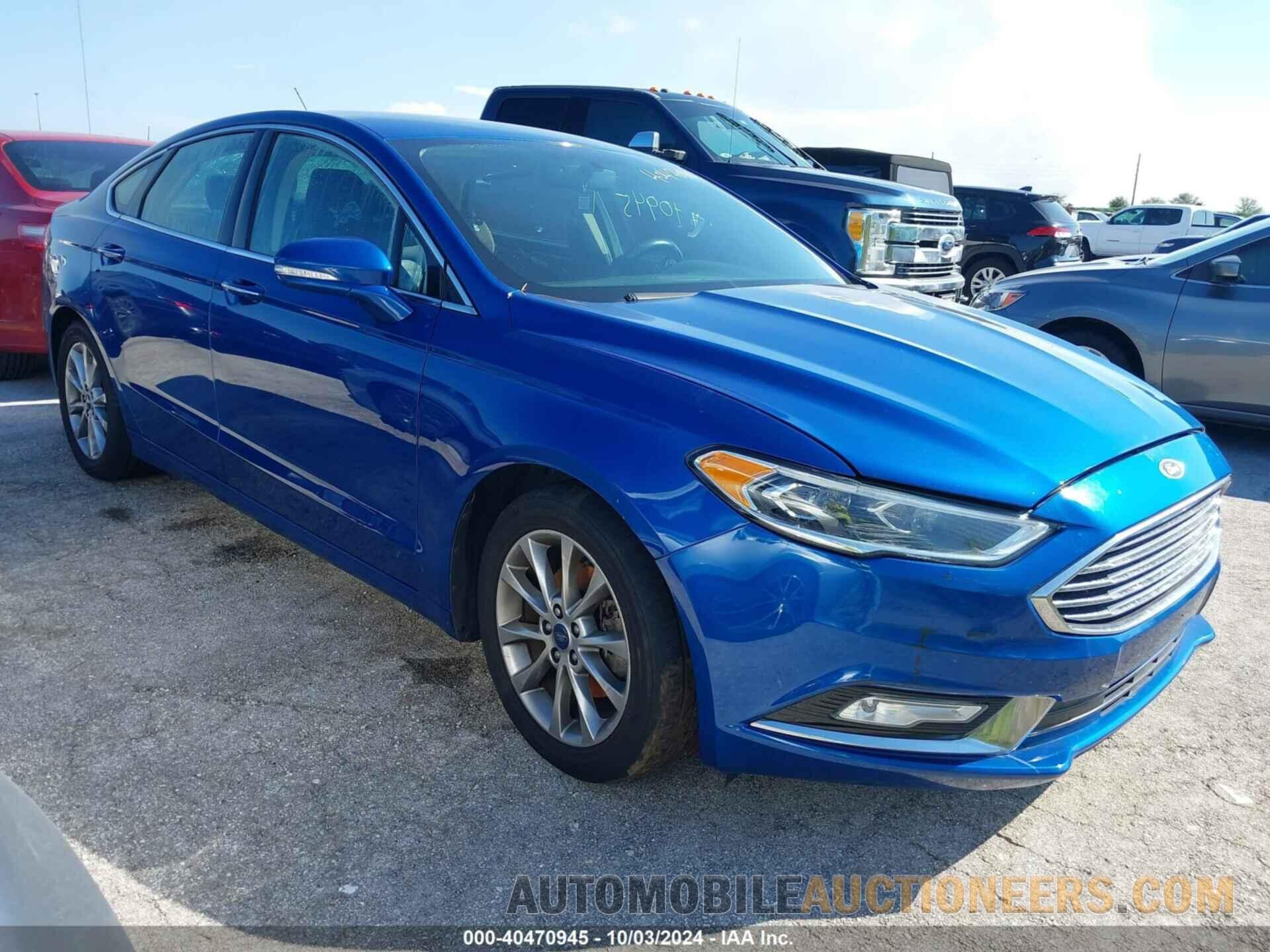 3FA6P0HD9HR416062 FORD FUSION 2017