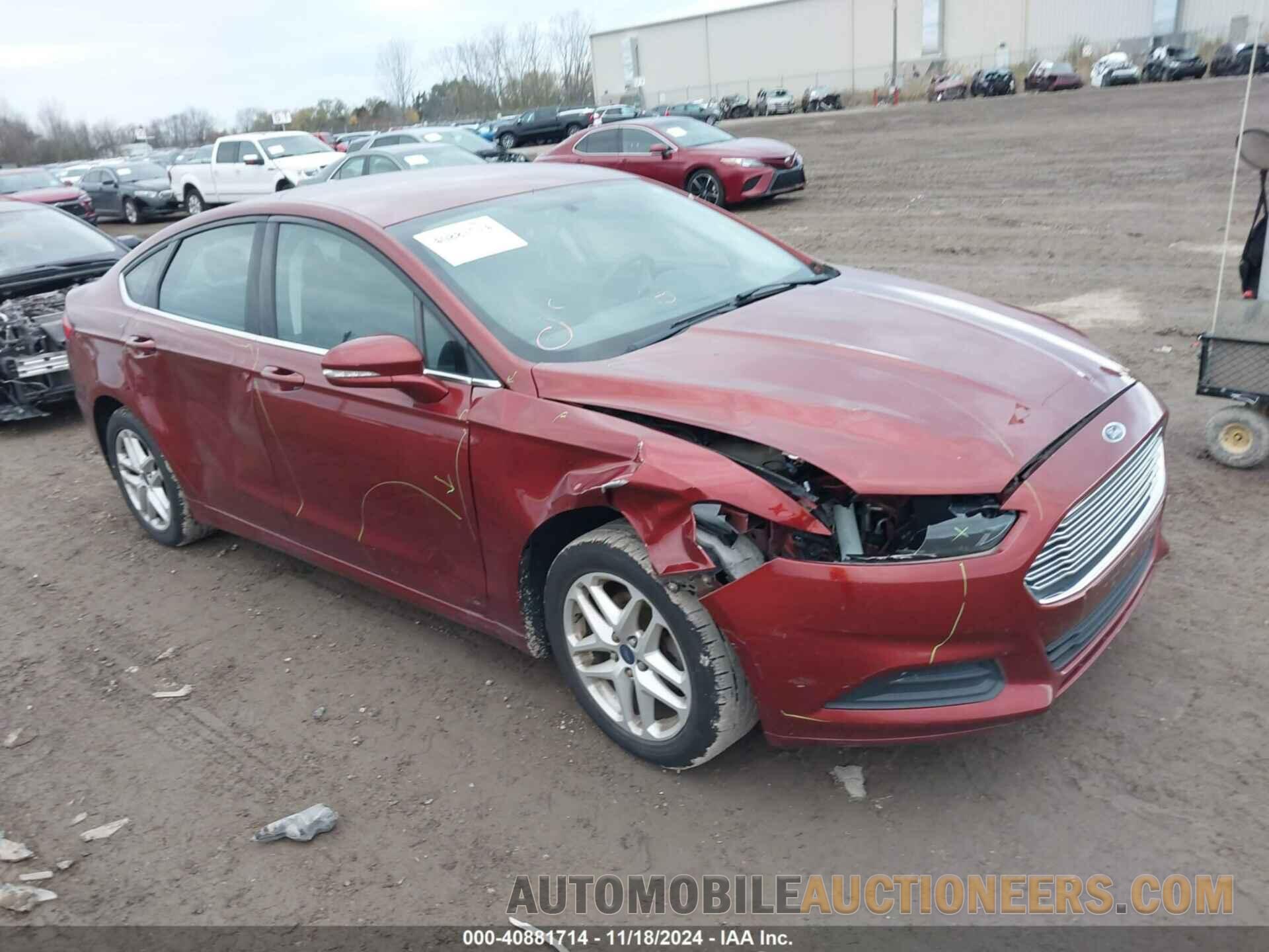 3FA6P0HDXER233183 FORD FUSION 2014