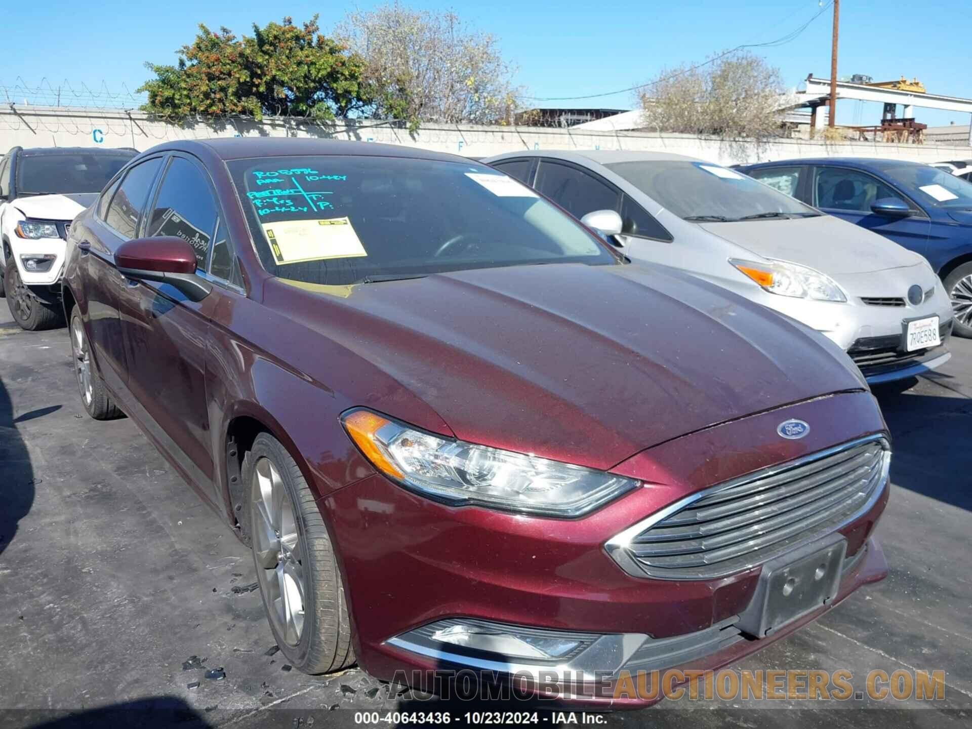 3FA6P0HDXHR257598 FORD FUSION 2017