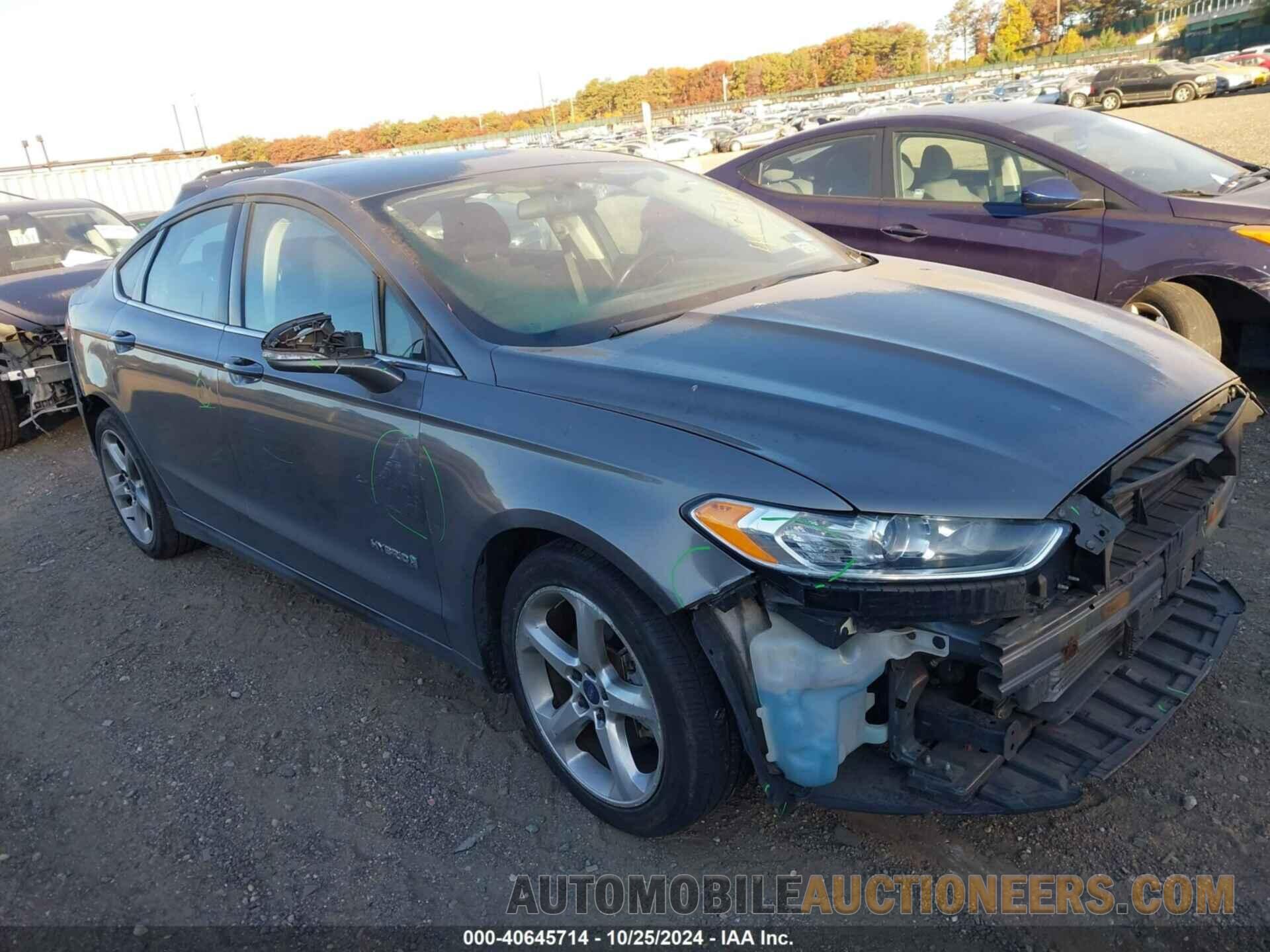 3FA6P0LU0DR270989 FORD FUSION HYBRID 2013