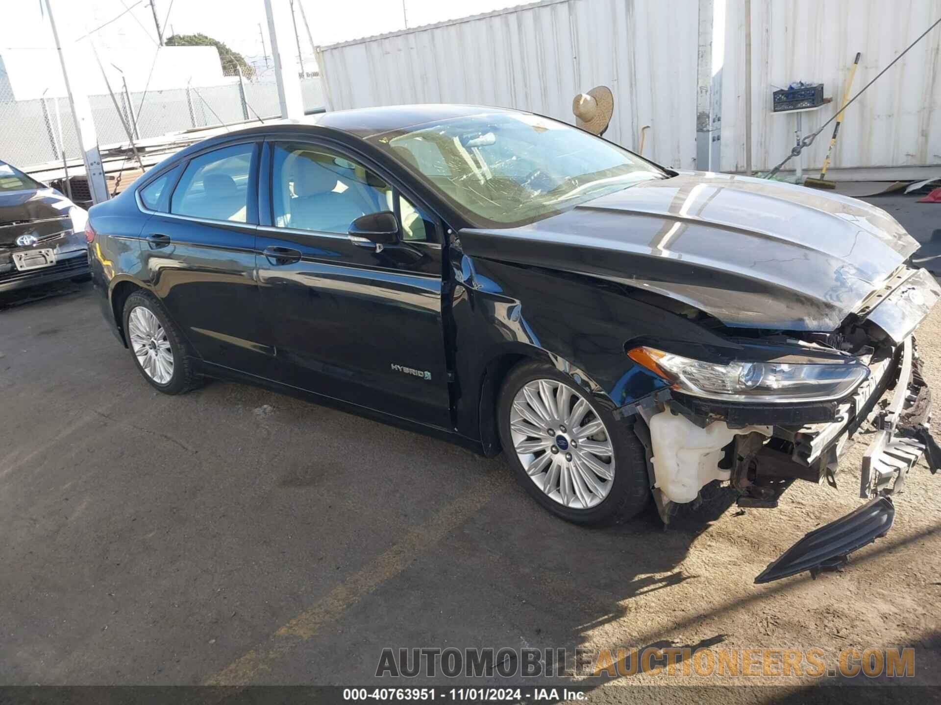 3FA6P0LU0GR389243 FORD FUSION HYBRID 2016