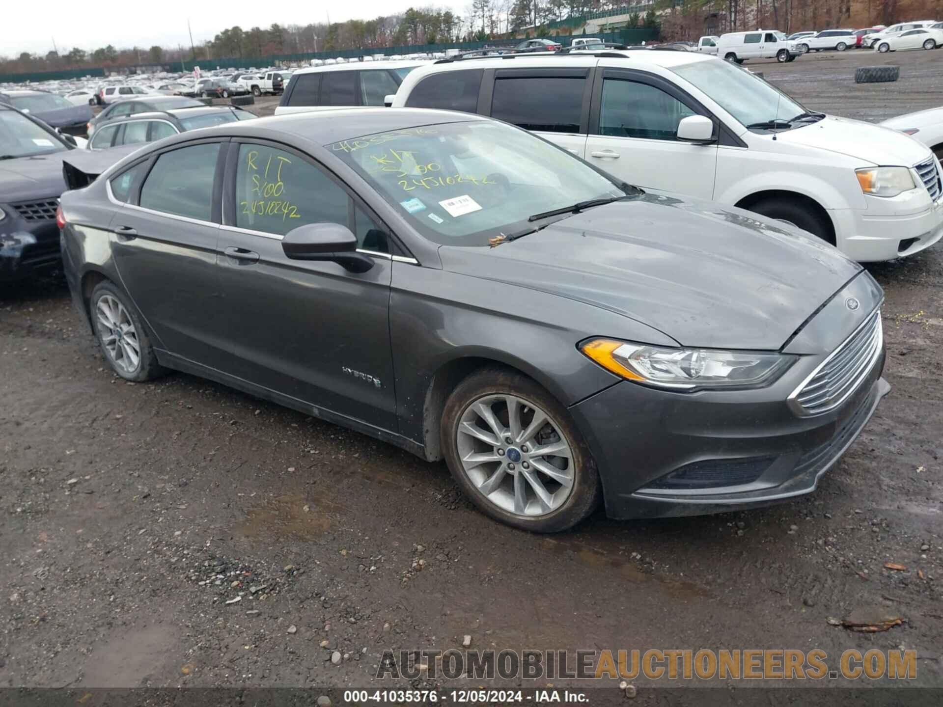 3FA6P0LU0HR233348 FORD FUSION HYBRID 2017