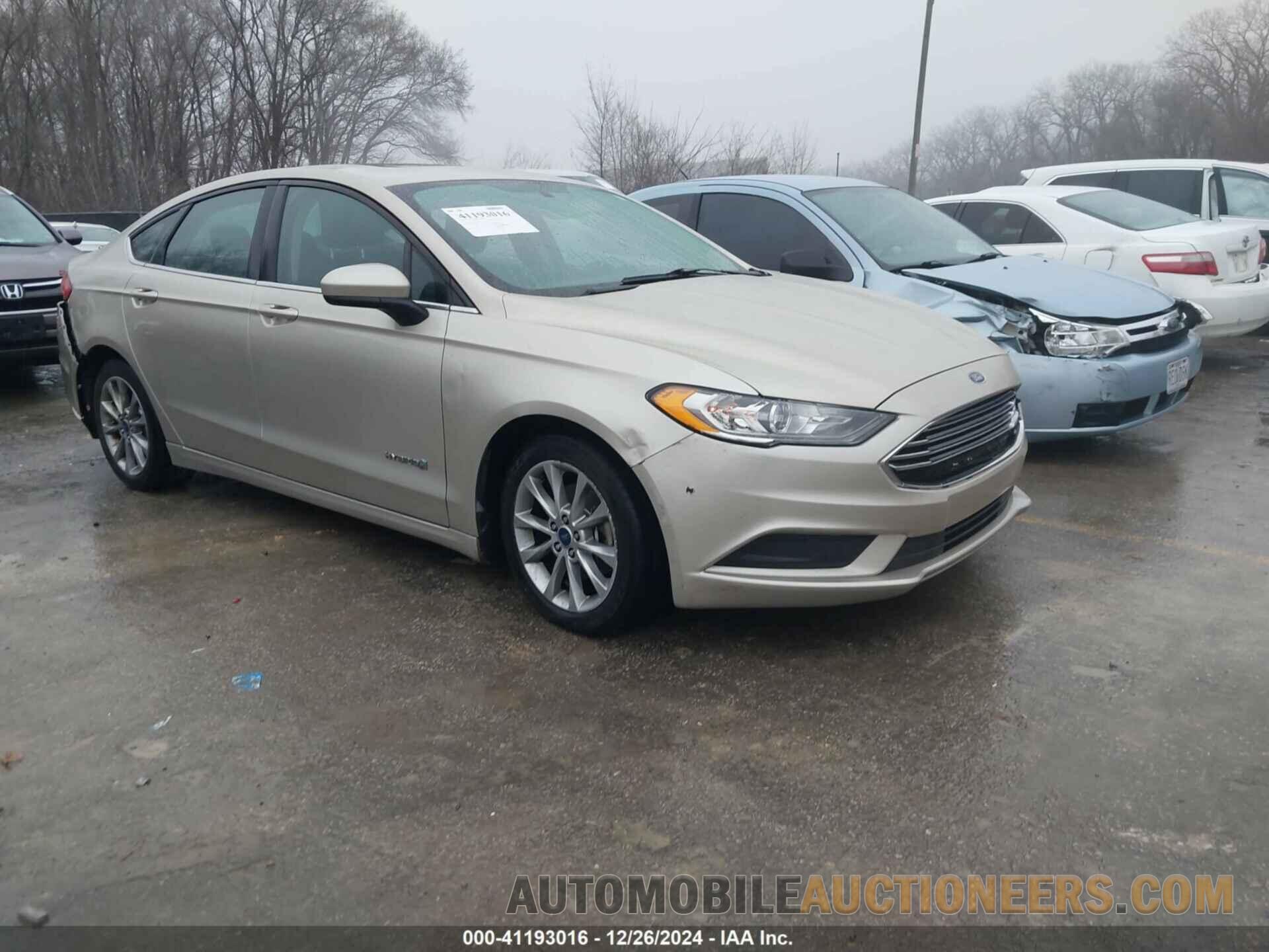 3FA6P0LU0HR300501 FORD FUSION HYBRID 2017