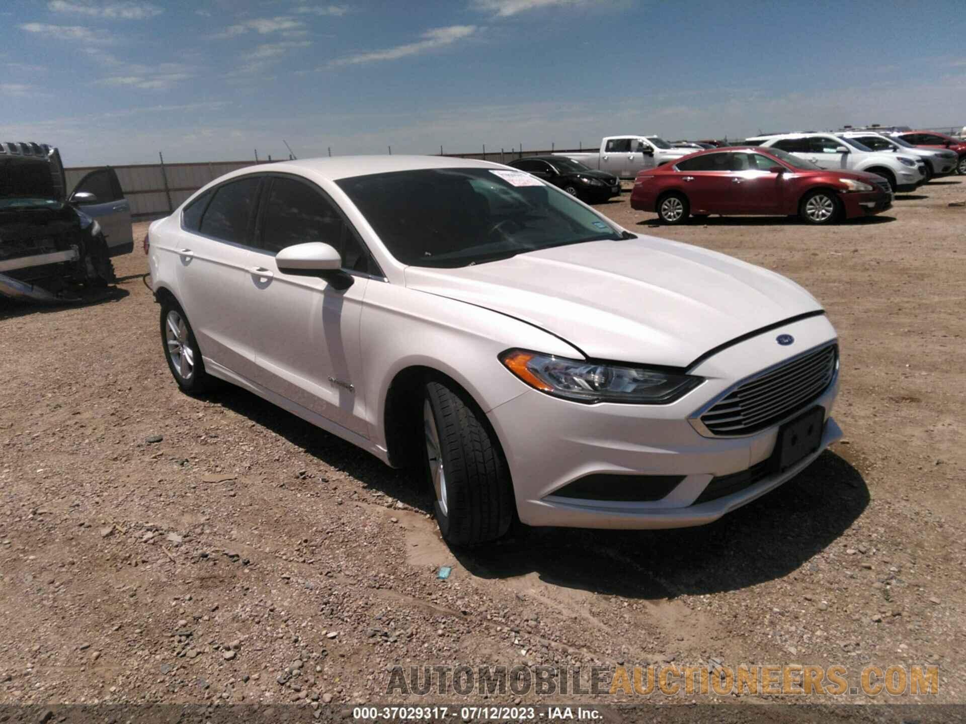 3FA6P0LU0JR274441 FORD FUSION HYBRID 2018