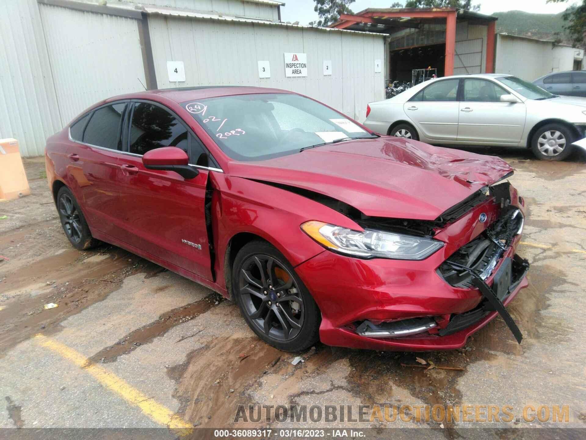 3FA6P0LU0JR286976 FORD FUSION HYBRID 2018