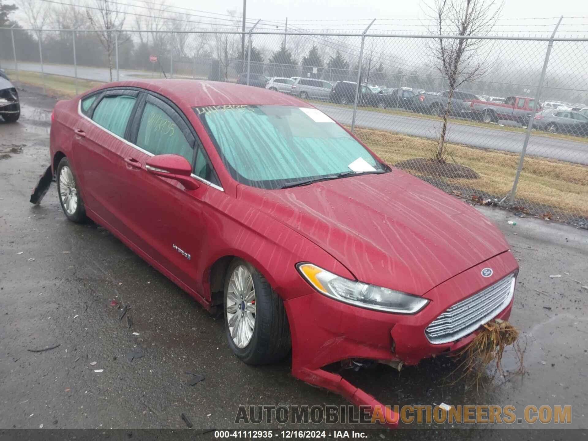 3FA6P0LU1GR351567 FORD FUSION HYBRID 2016