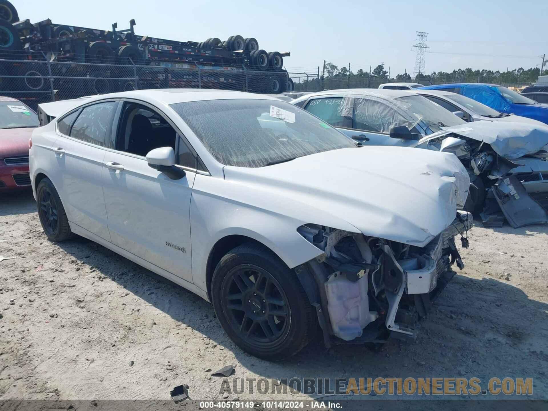 3FA6P0LU1HR357662 FORD FUSION HYBRID 2017