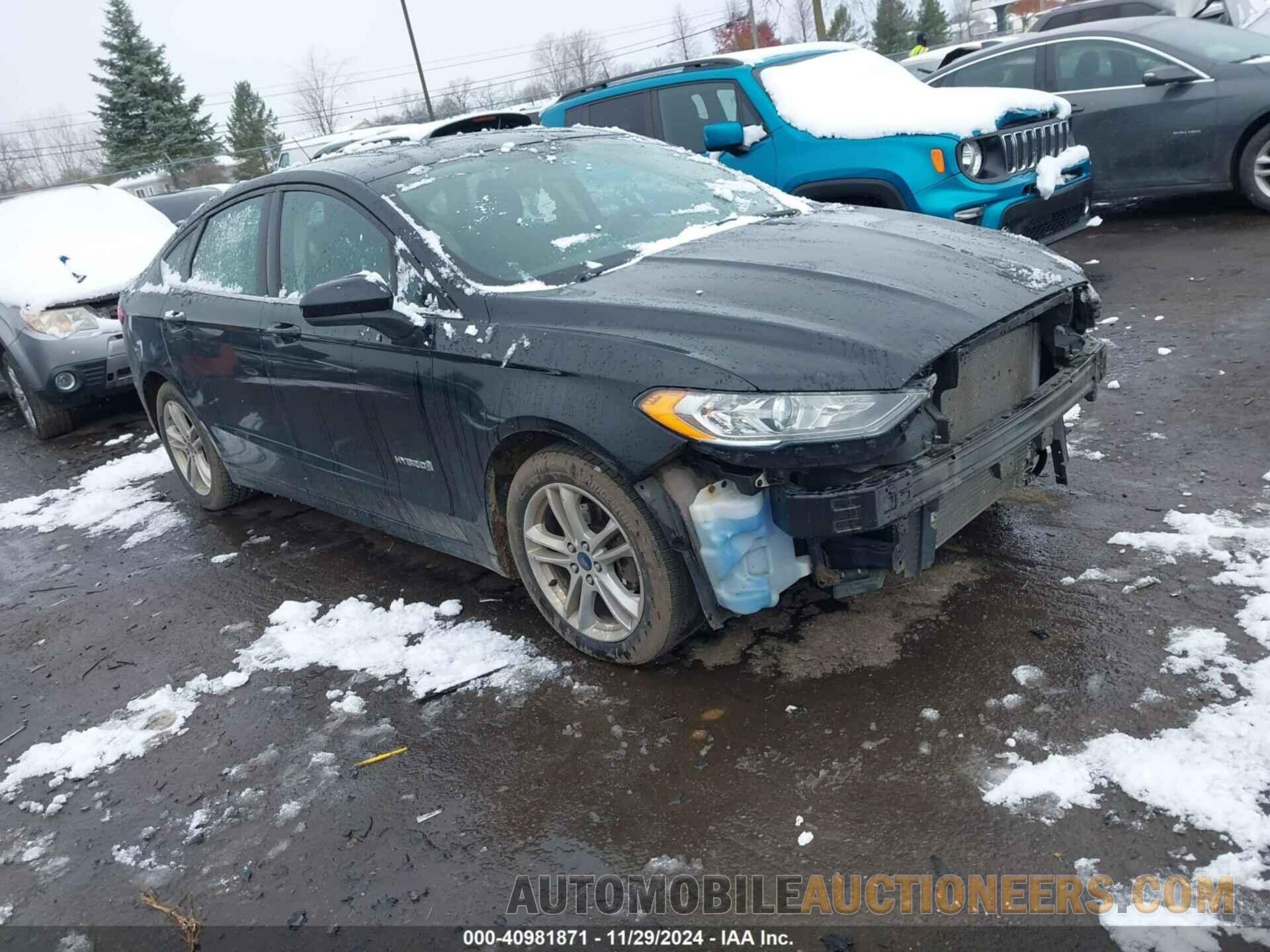 3FA6P0LU1JR138903 FORD FUSION HYBRID 2018