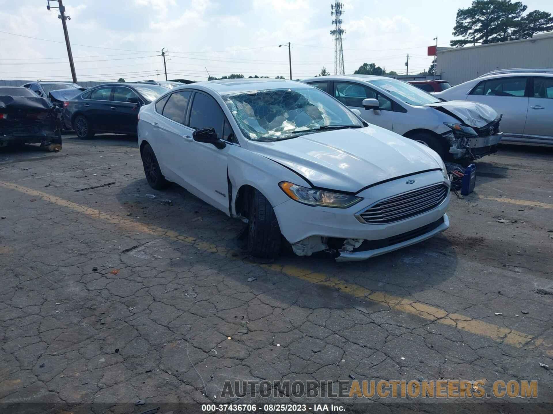 3FA6P0LU1JR139100 FORD FUSION HYBRID 2018