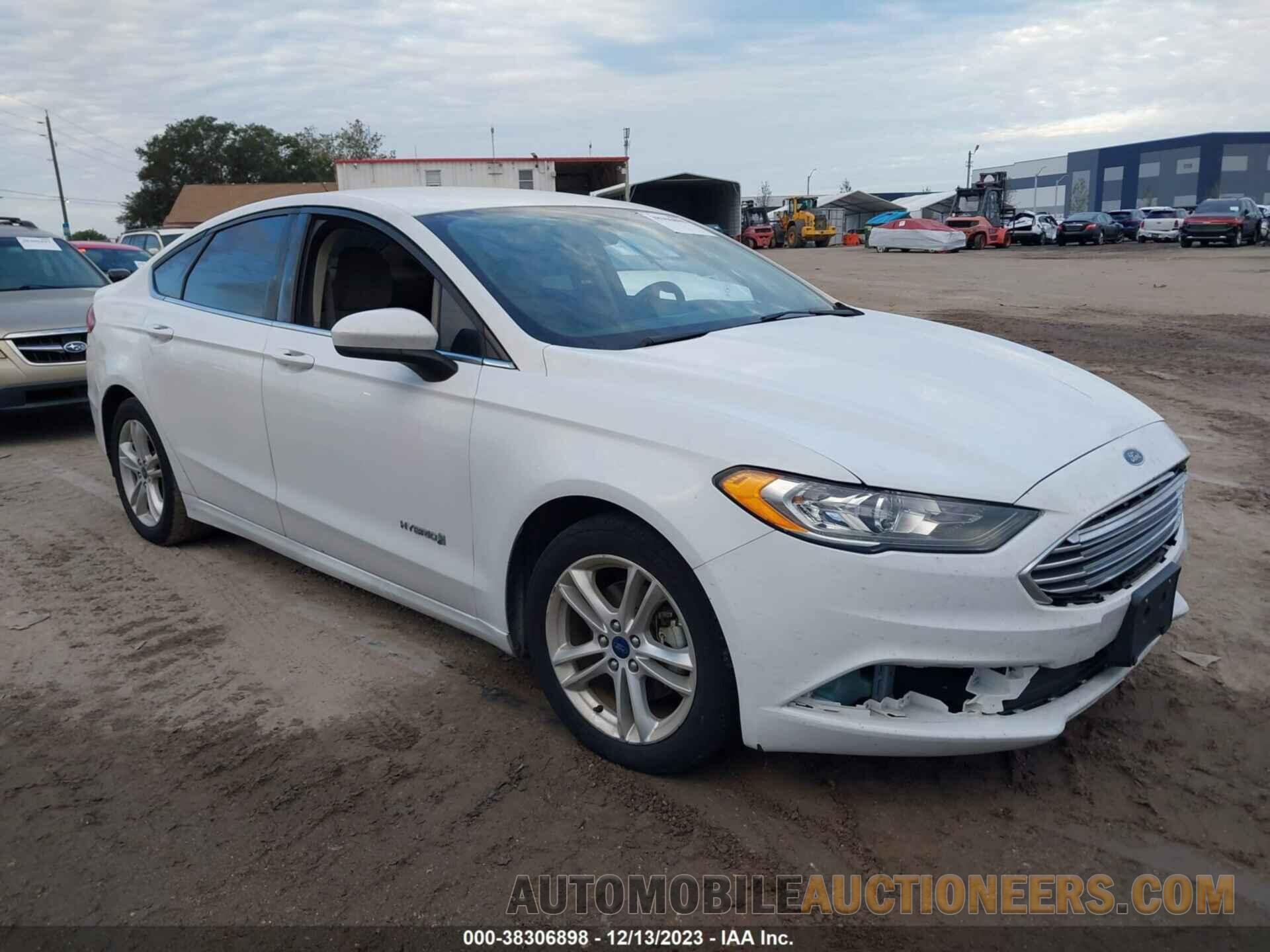 3FA6P0LU1JR140327 FORD FUSION HYBRID 2018