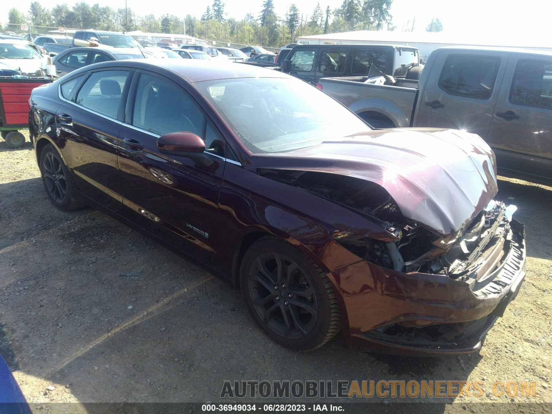 3FA6P0LU1JR150873 FORD FUSION HYBRID 2018