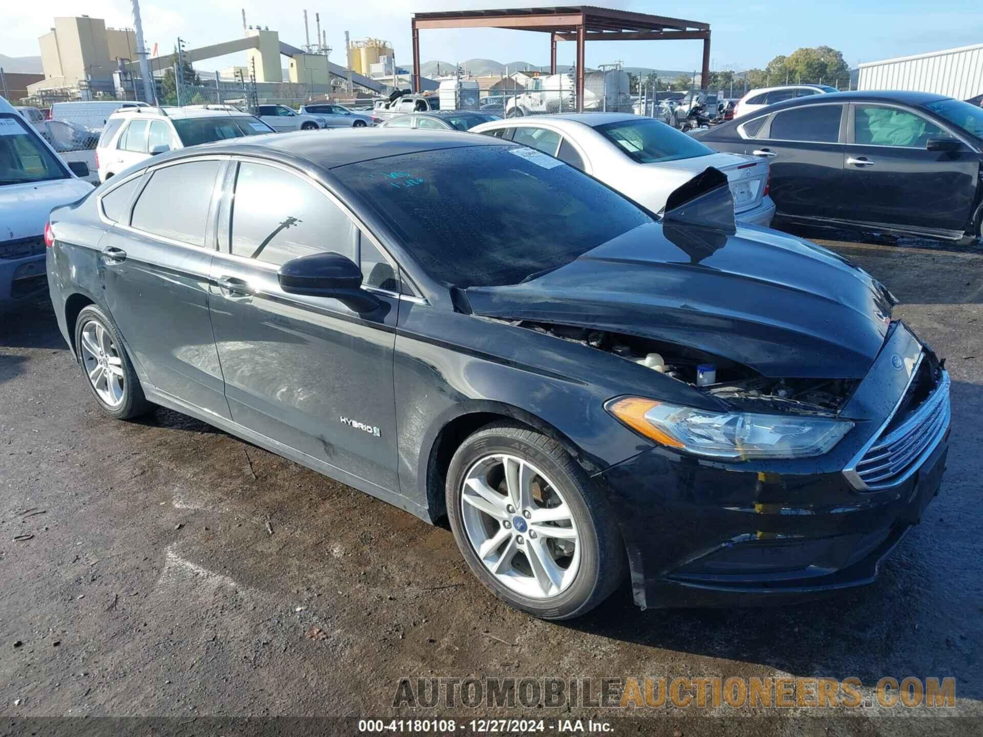 3FA6P0LU1JR173215 FORD FUSION HYBRID 2018