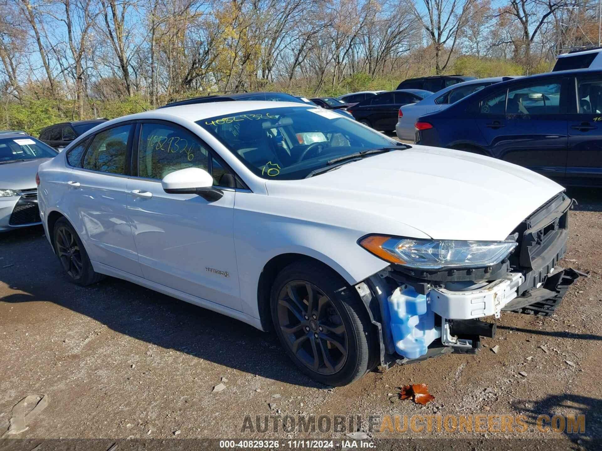 3FA6P0LU1JR247801 FORD FUSION HYBRID 2018