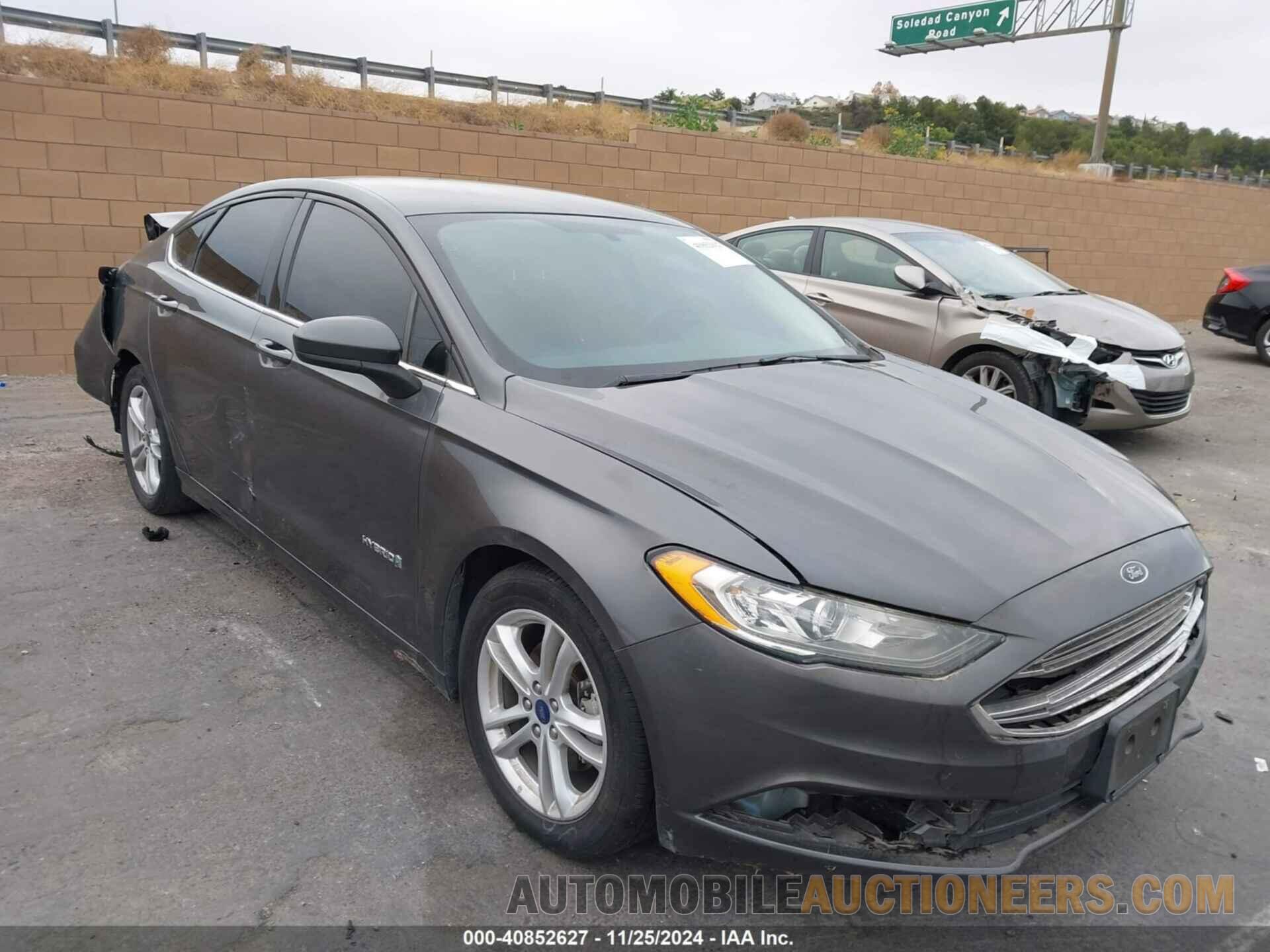 3FA6P0LU1JR257129 FORD FUSION HYBRID 2018