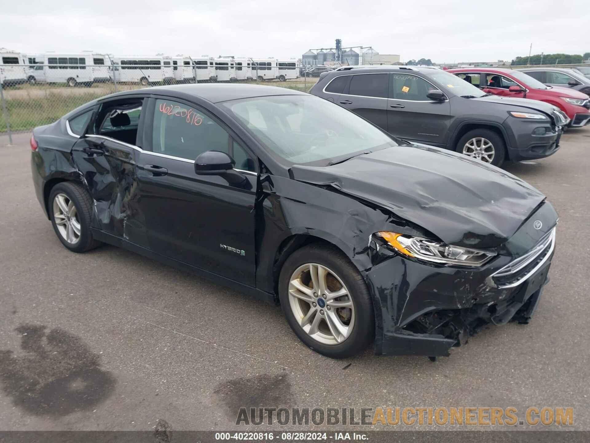 3FA6P0LU1JR274500 FORD FUSION HYBRID 2018