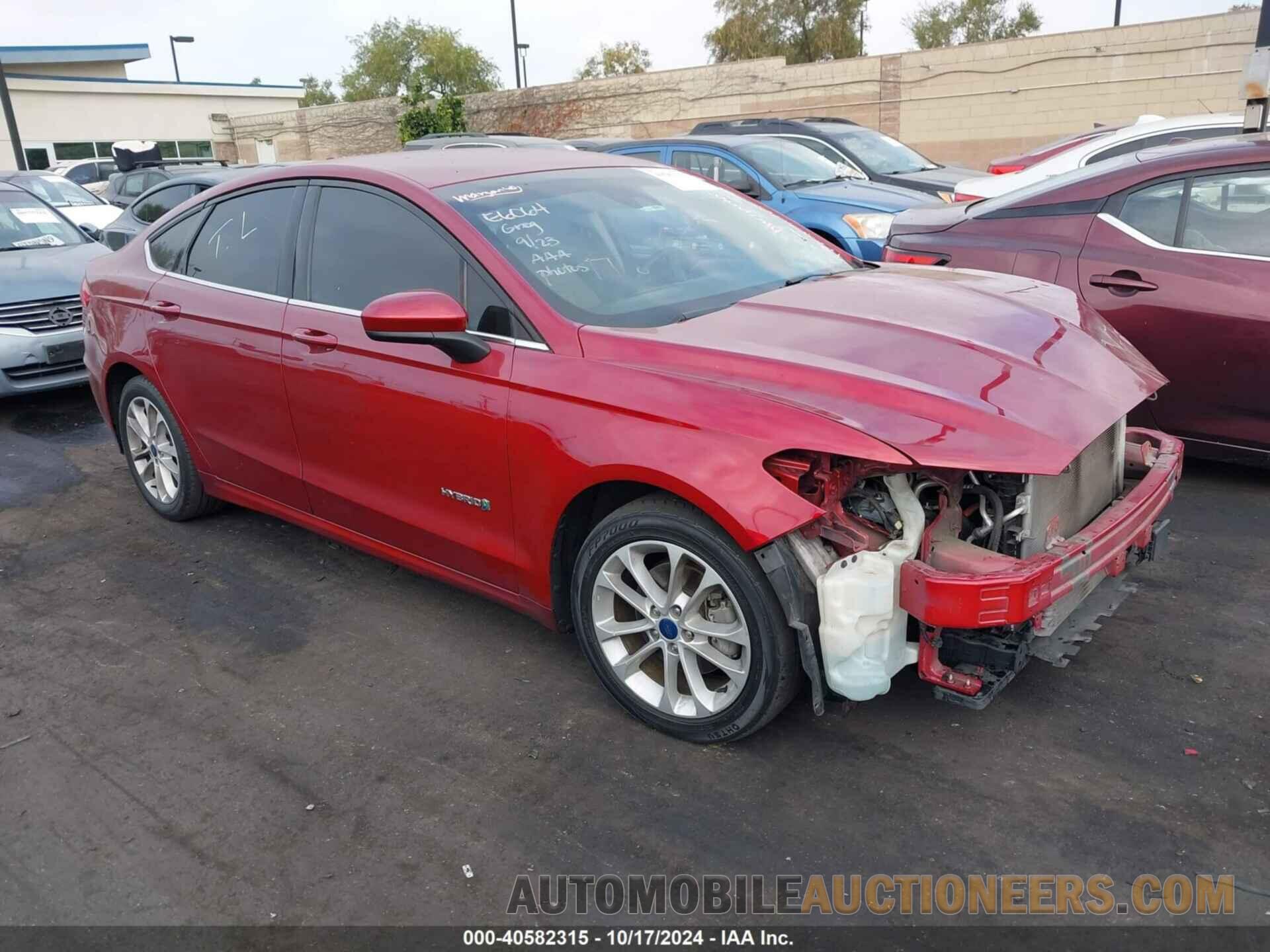 3FA6P0LU1KR188640 FORD FUSION 2019